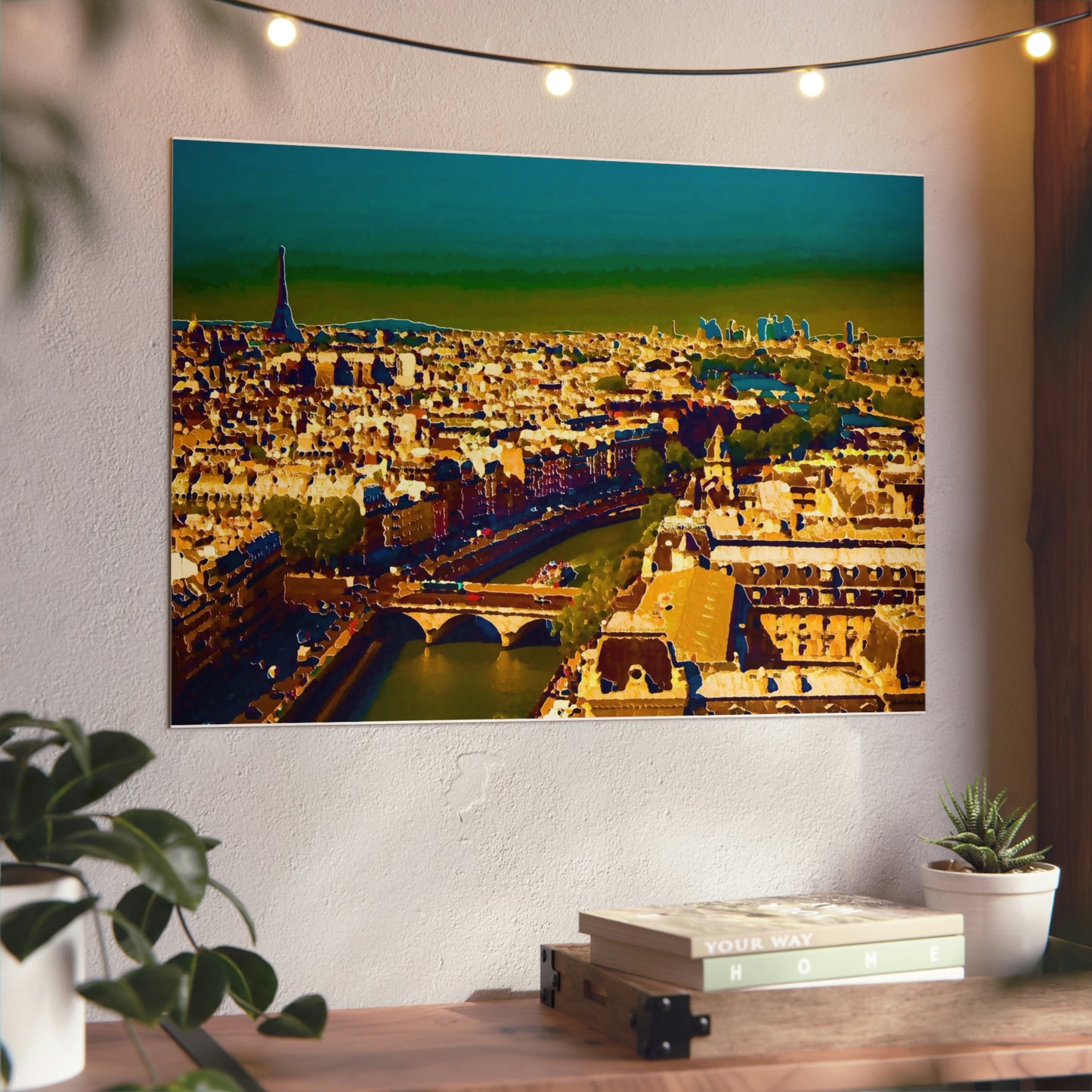 Aluminum Composite Panels ... "Allons Y A La Paris!"... A View Of 'The River Seine & Le Tour Eiffel_2' ... Family Archives ... Original Works ...