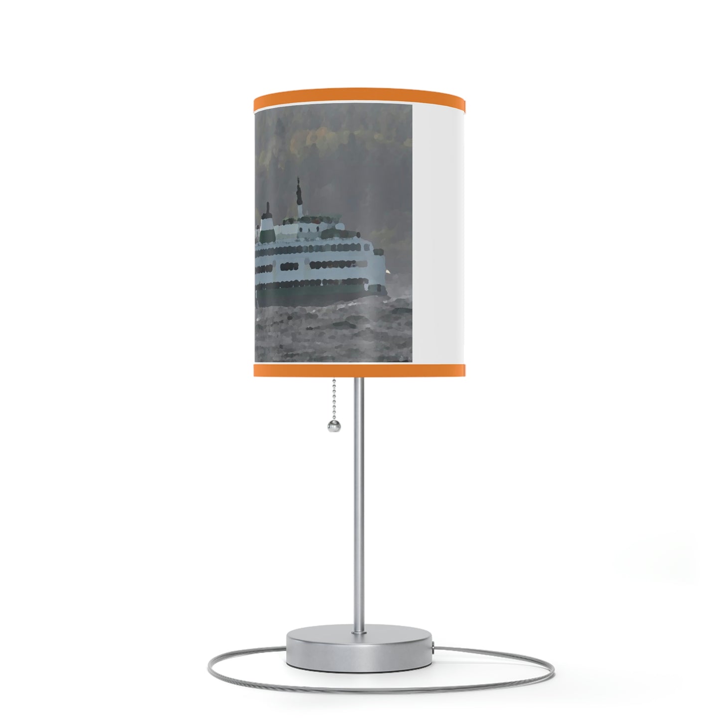 Lamp on a Stand, US|CA plug ... WADOT Ferry Crossing ... "A Very Rough Day" ... Mulkiteo Route ... Family Archives ... Early 1990's' ... Original Works ...