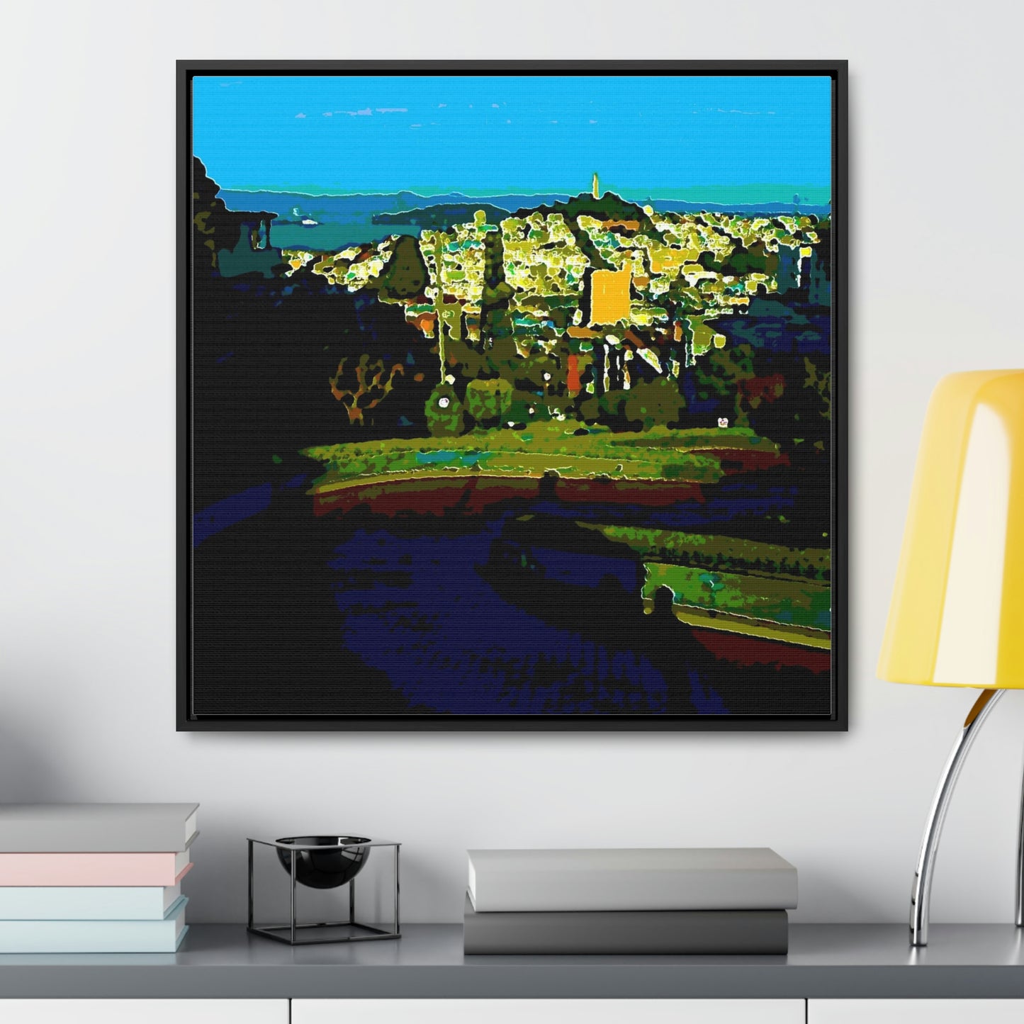 Gallery Canvas Wraps, Square Frame ...  "Lombard Street San Francisco, CA, USA" ... Family Archives 1970's ... Original Works ...