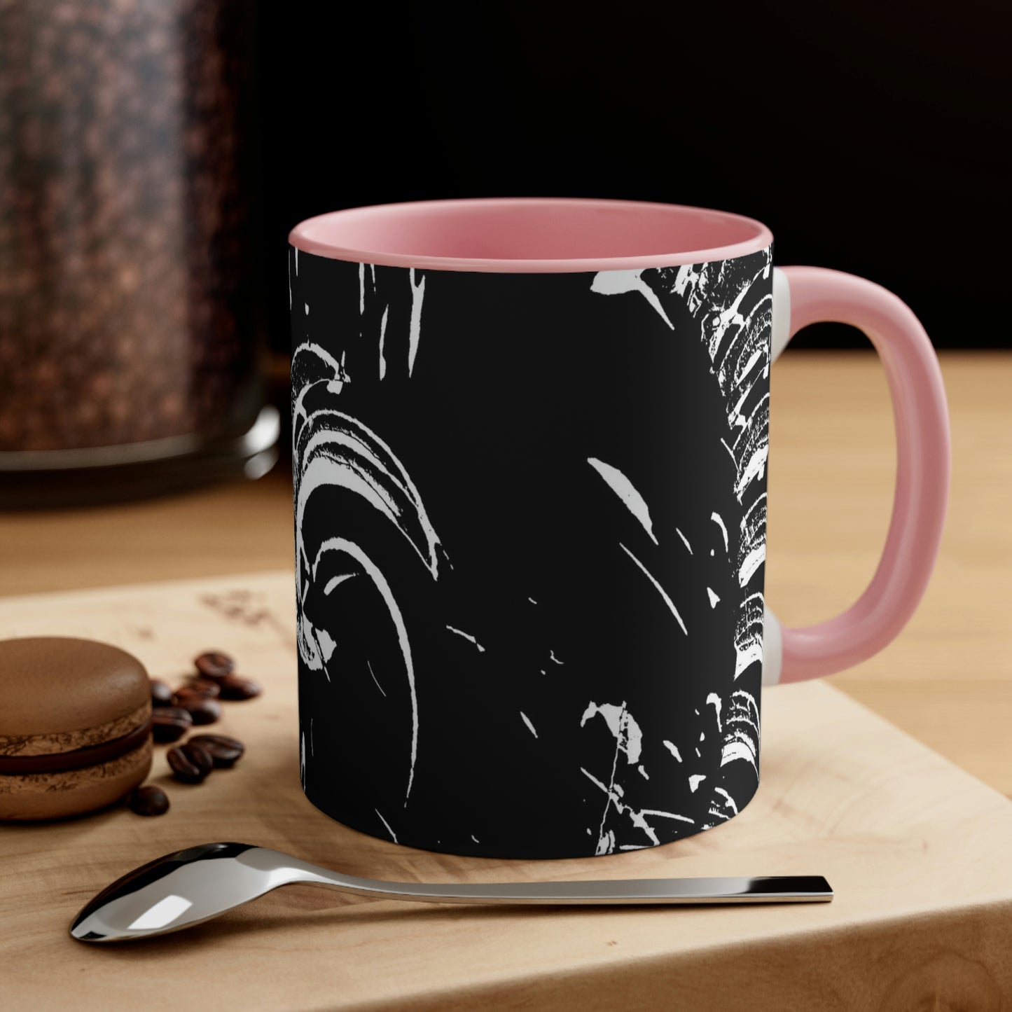 Accent Coffee Mug, 11oz ... "Waning Moon" ... Central Idaho ... October 2022 ... Rendering Time: 22 Hours ... Original Works ...