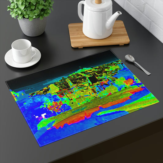 Placemat, 1pc ... "Lombard Street San Francisco, CA, USA" ... Family Archives 1970's ... Original Works ...