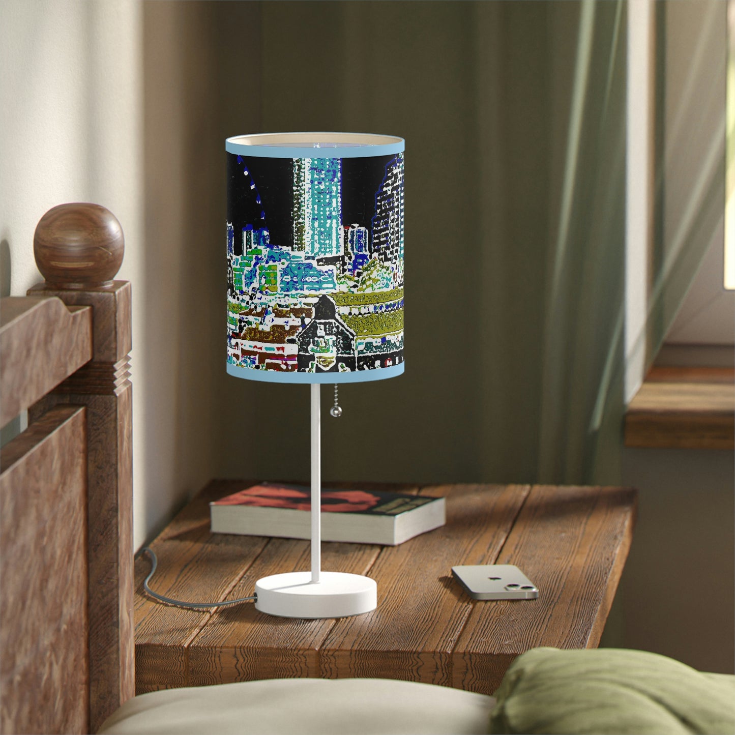 Lamp on a Stand, US|CA plug ... That Classic Wheel ... 'Seattle's Wheel' ... & Old Classic Waterside Vendors ...  'Family Archives' ... Original Works ...