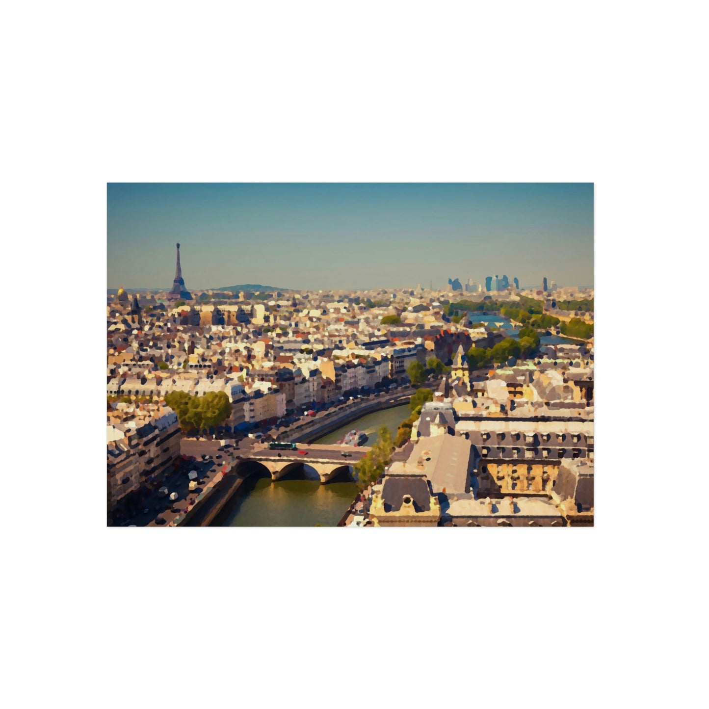 Aluminum Composite Panels ... "Allons Y A La Paris!"... A View Of 'The River Seine & Le Tour Eiffel' ... Family Archives ... Original Works ...