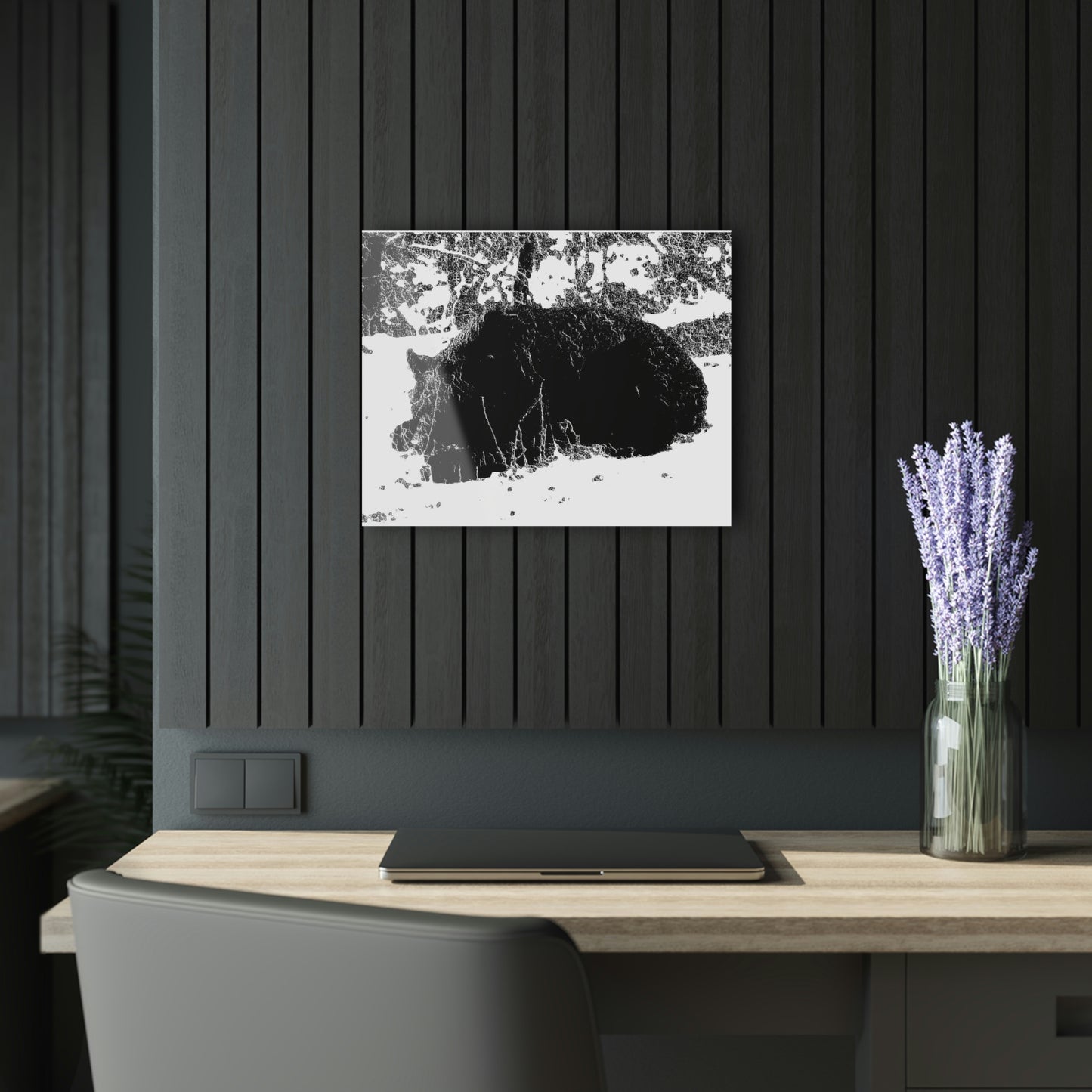 Acrylic Prints (French Cleat Hanging) ... RCY: "Rhett Creek Yogi ... '500 Lbs Of Autumn Season Hunger' ..."  ... September 2022 ... Central Idaho ... Original Works ...