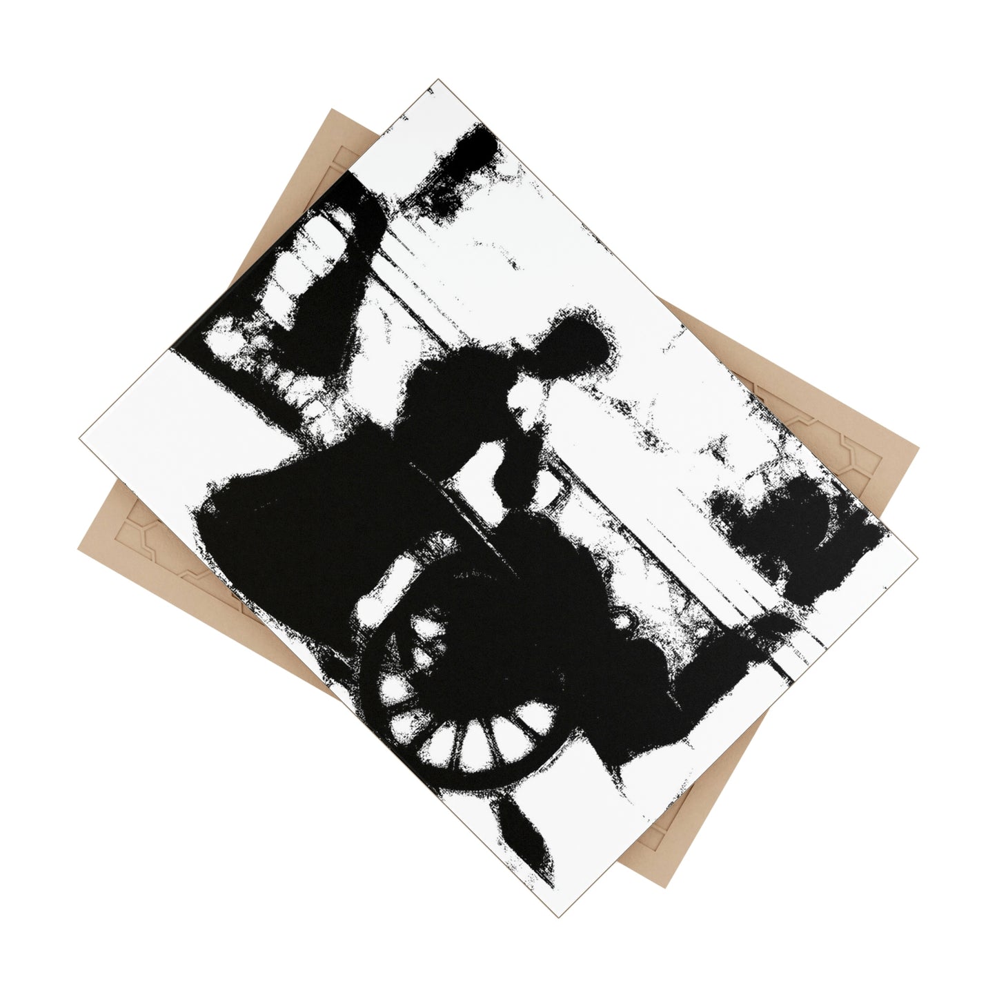 Ceramic Photo Tile ... Dublin's "Molly Malone Along Grafton Street" ... Cryin' Cockels & Muscles Alive-Alive-Oh ... Circa 2003 ... Original Works ...