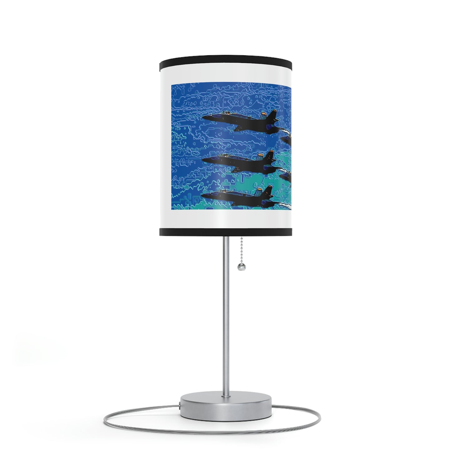 Lamp on a Stand, US|CA plug ... Seattle Seafair ..."Blue Angels Run Over Lake Washington" ... Circa Mid 1980's ... Dr FJ Holt ... Original Works ...