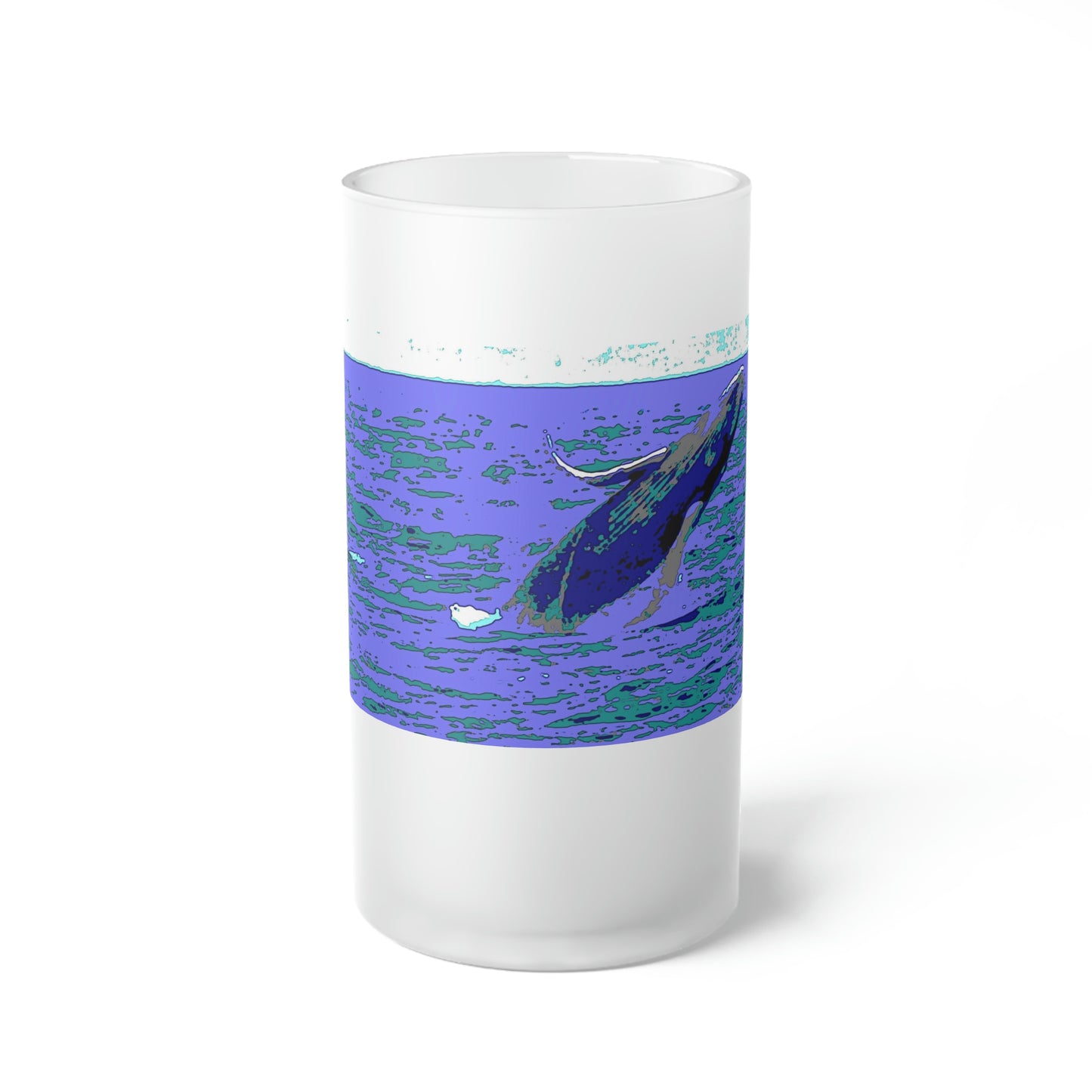 Frosted Glass Beer Mug ... Baby Humpback Breaching ... Maui, HI: April 2022 ... "Family Archives: KPH" ... Original Works ...