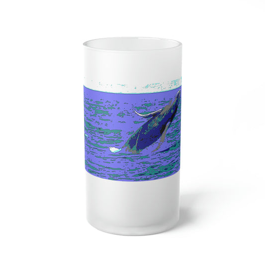 Frosted Glass Beer Mug ... Baby Humpback Breaching ... Maui, HI: April 2022 ... "Family Archives: KPH" ... Original Works ...