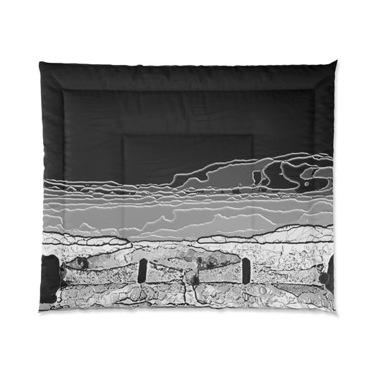 Comforter ... "Sit Topside On The Deck Of A Washington State Ferry 'In Comfort'."