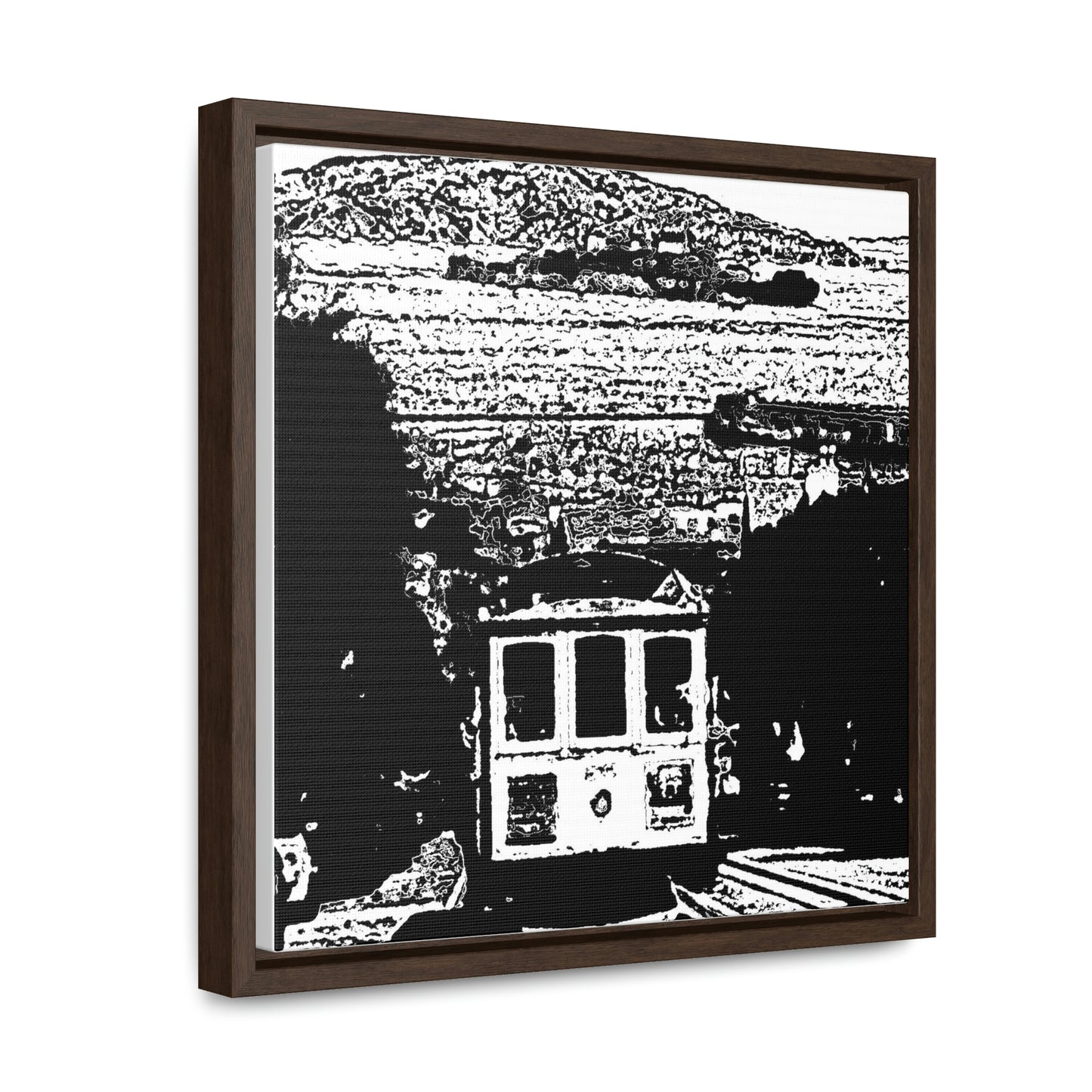 Gallery Canvas Wraps, Square Frame /// San Francisco ... 'A Rice-A-Roni-A-San Francisco Treat' ... "A Cable Car Classic" ... Family Archives: 1973 ... Original Works ...