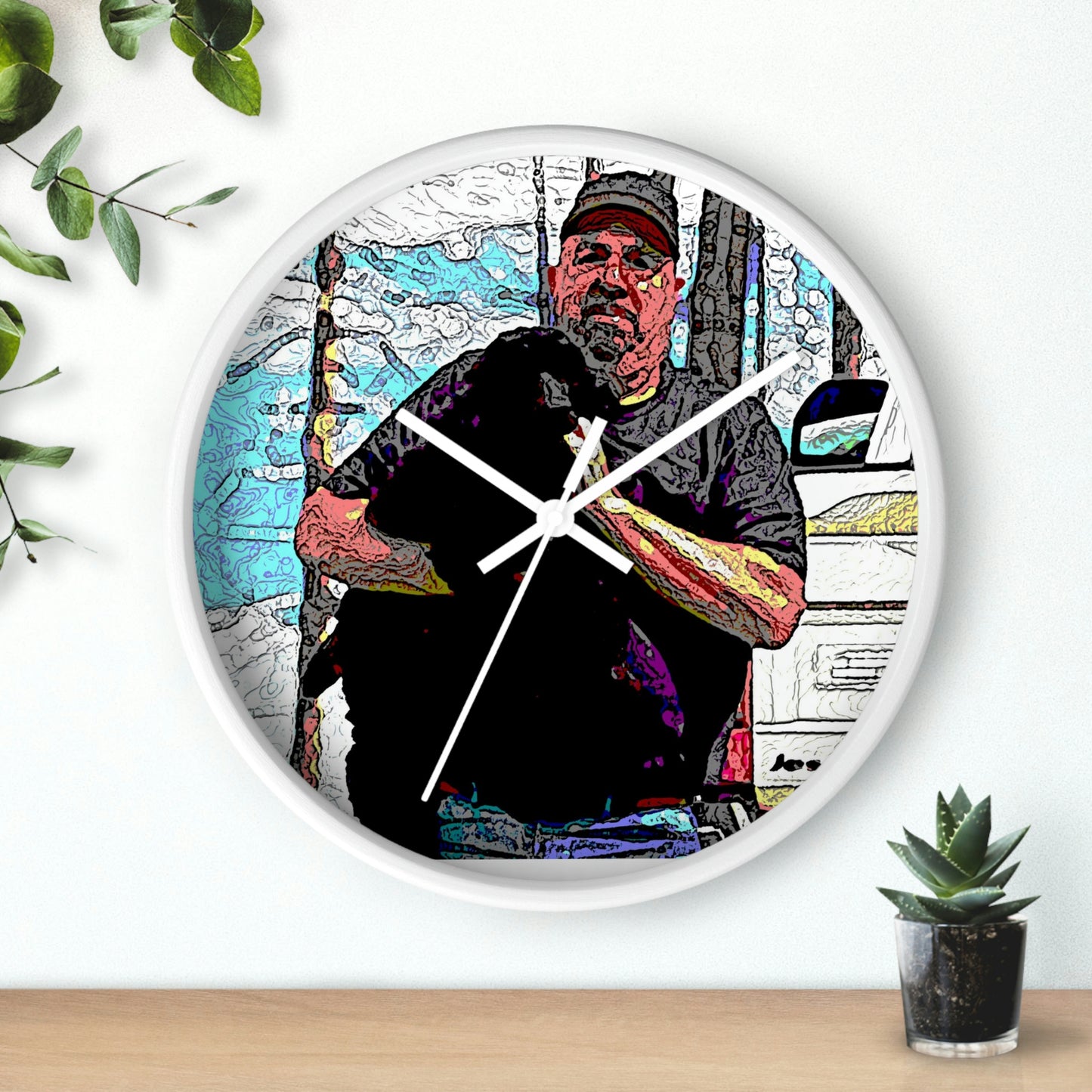 Wall clock ...  When She Was Young ... "Todd & Jett" ... California Point Locale: June 2022, Central Idaho ... Original Works