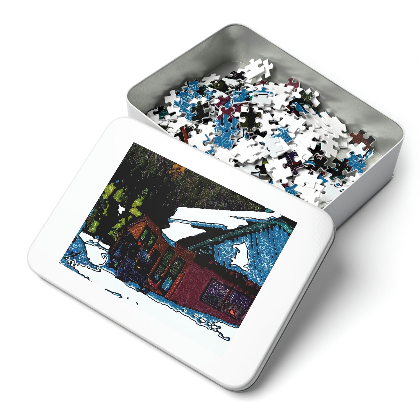 Jigsaw Puzzle (30, 110, 252, 500,1000-Piece) ... Piece-By-Piece ... "Count The Hours & Enjoy The Colors..!" ... Original Works: Phots' Photo: Les Objets D'Art ...