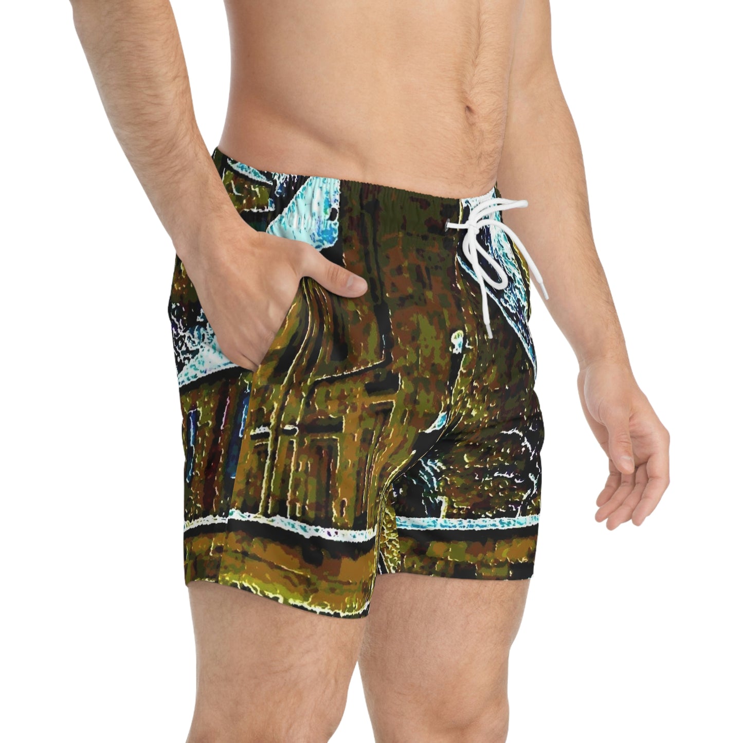 Swim Trunks ... Walikng The Streets & Alleys ... 'Strolling The Canals ... '  ... Original Works  ...