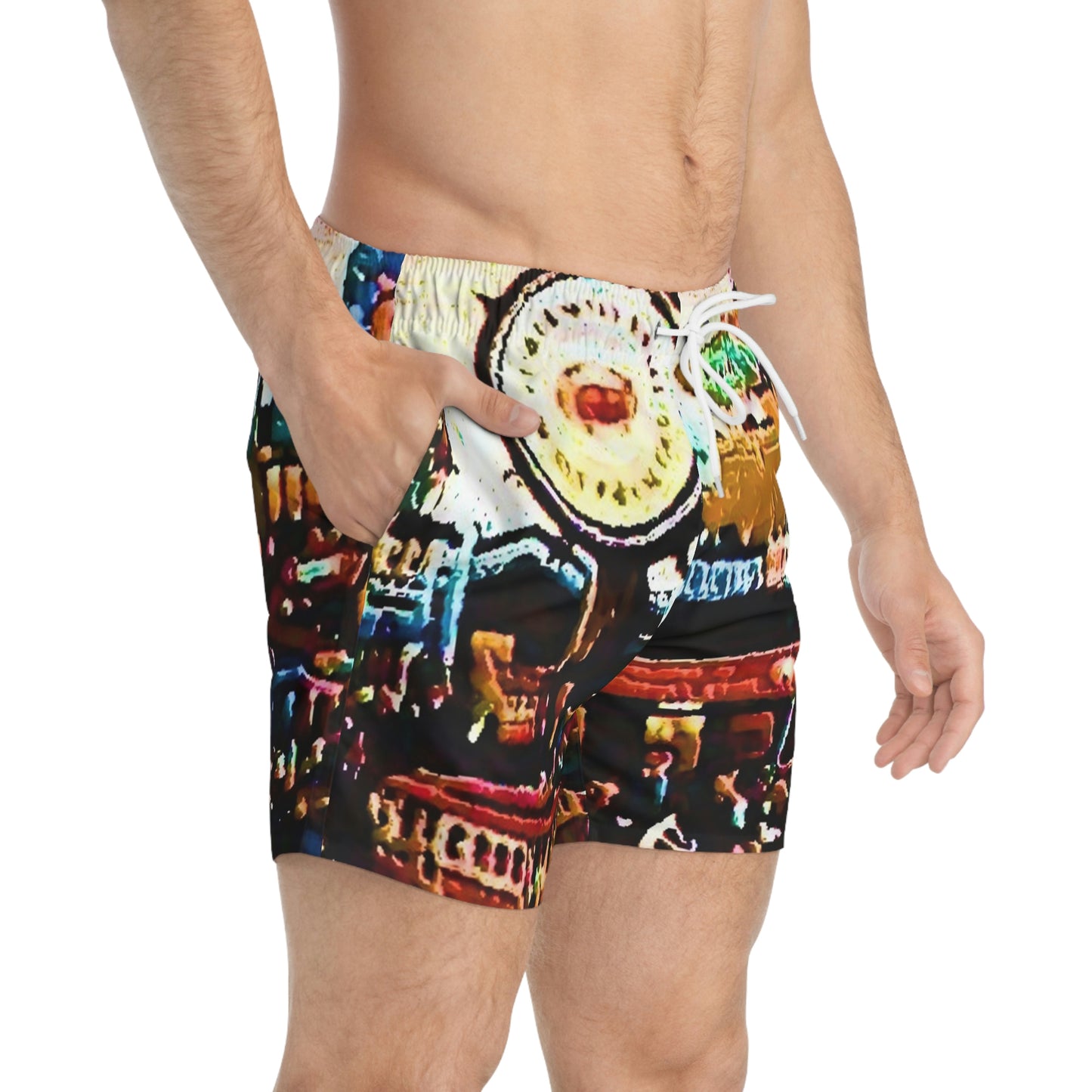 Swim Trunks ... "No.9 Fishermen's Grotto - Fishermen's Wharf, SF, California" ... Family Archives: 1970's ... Original Works ...