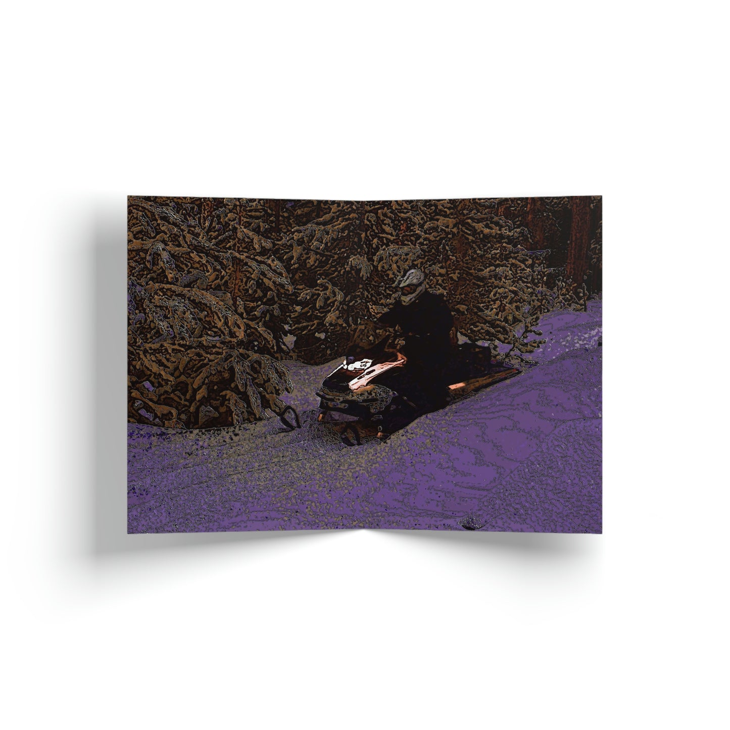 Greeting Cards ... Yep ... "Another Day ... Riding Through The Wilderness ... " ... February 2023 ... Original Works ...