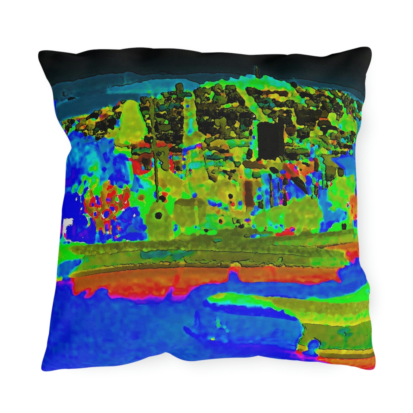 Outdoor Pillows ..."Lombard Street San Francisco, CA, USA" ... Family Archives 1970's ... Original Works ...
