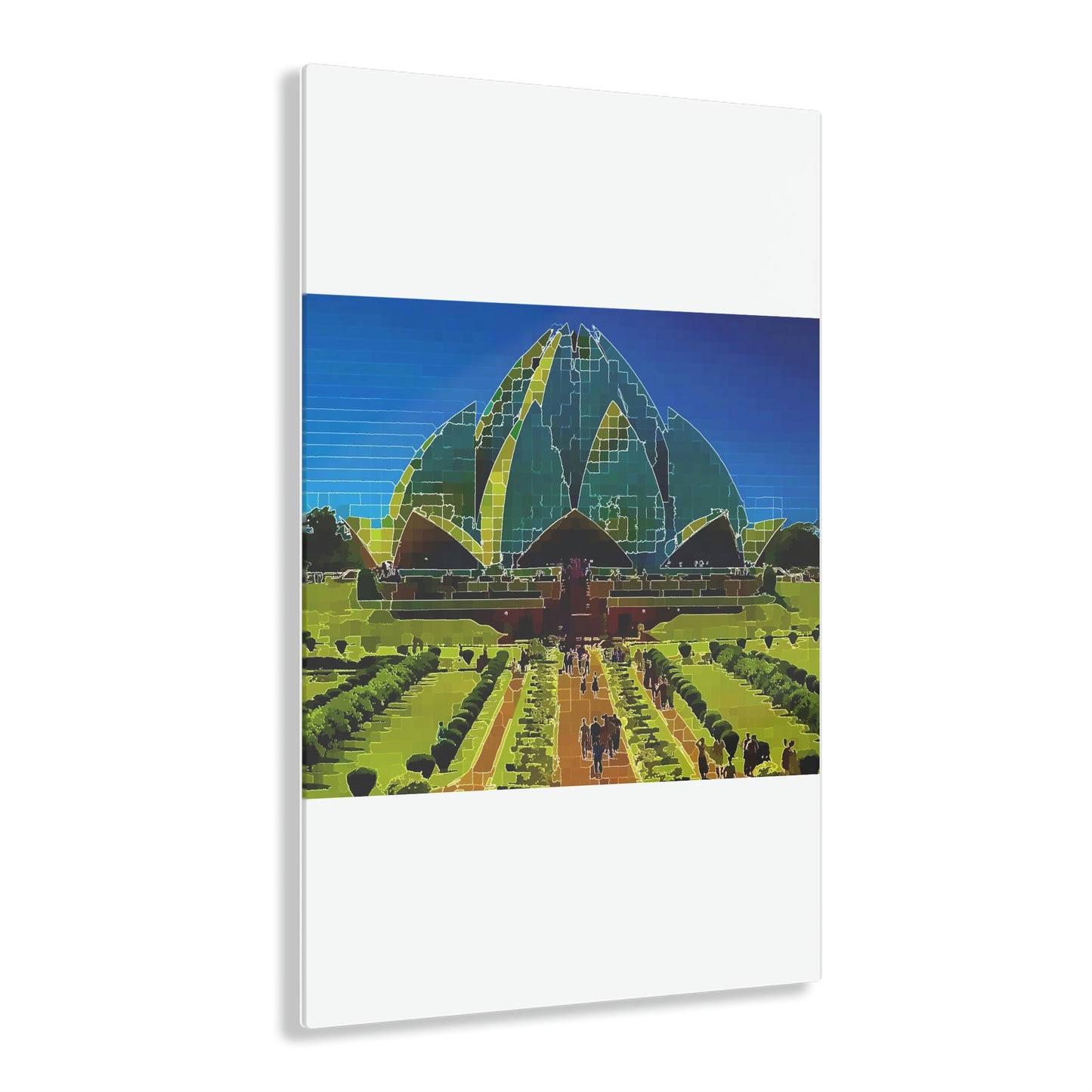 Acrylic Prints ... 'Bahai'i House-Of-Worship' ... "Lotus Temple: Delhi, India, 2008" ... Original Works ...