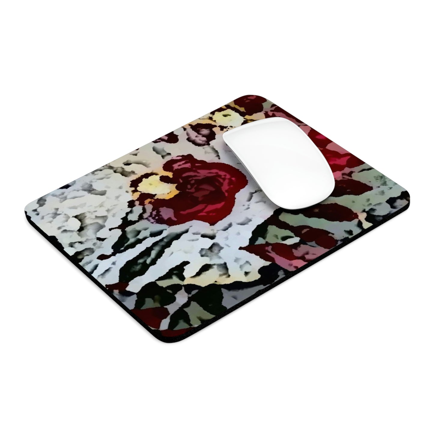 Mouse Pad ... "A Friendly Flower" ... Pointsettia 'Pointing' ... Original Works ... (Supplied Photograph) ...