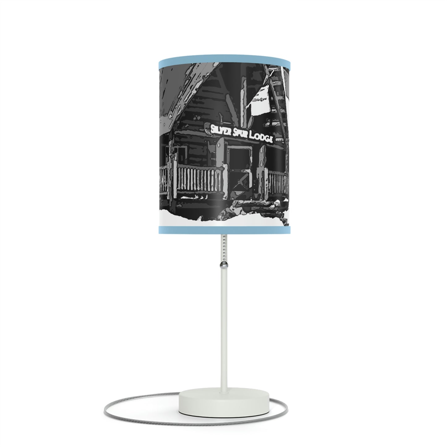 Lamp on a Stand, US|CA plug ... A Beautiful Lodge & Back-Country Outfitter In A Mountain Town ... 'Dixie, Idaho, November 2022' ... Original Works ...