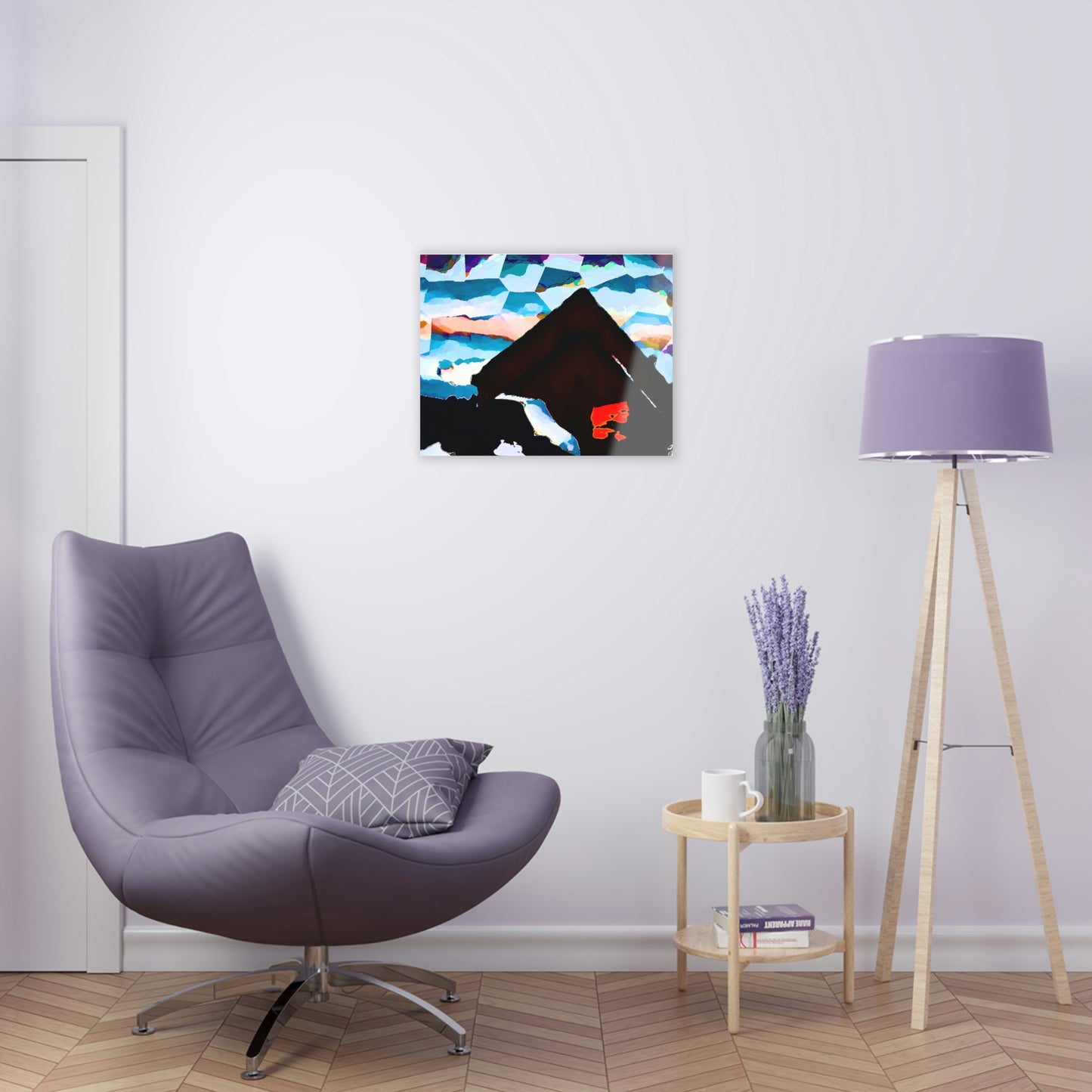 Acrylic Prints ... After An Intense Snow Storm ... 'Digging Out' ... A Vehicle & Cabin "In The Mountains" ... March 2023 ... Original Works ...