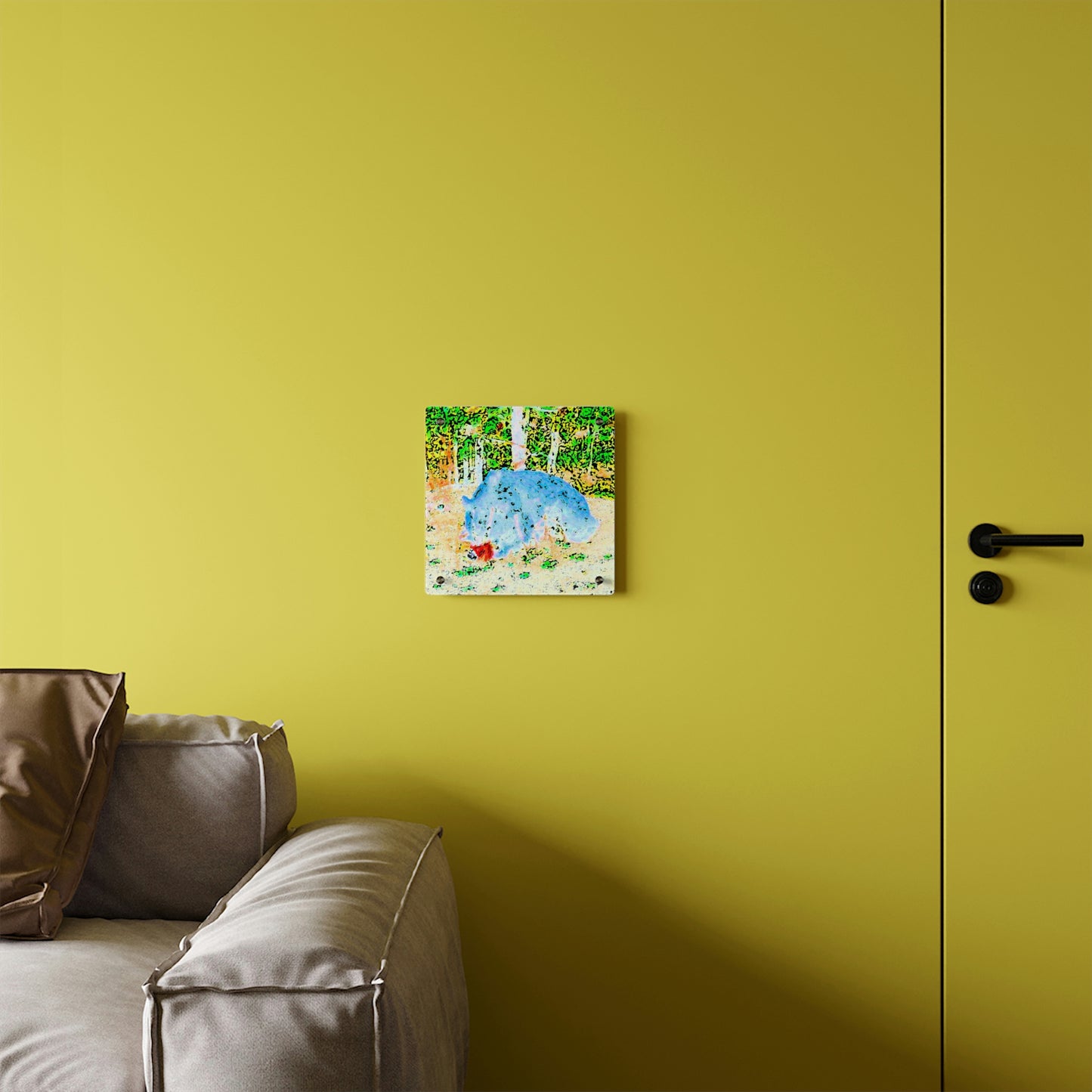 Acrylic Wall Art Panels ... RCY: "Rhett Creek Yogi ... '500 Lbs Of Autumn Season Hunger' ..."  ... September 2022 ... Central Idaho ... Original Works ...