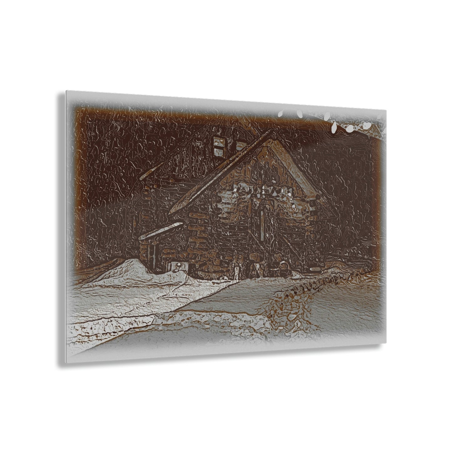 Acrylic Prints ... "A Cold, Snowy, Quiet Morning 'Above-The-Creek' ... " ... Original Works ...