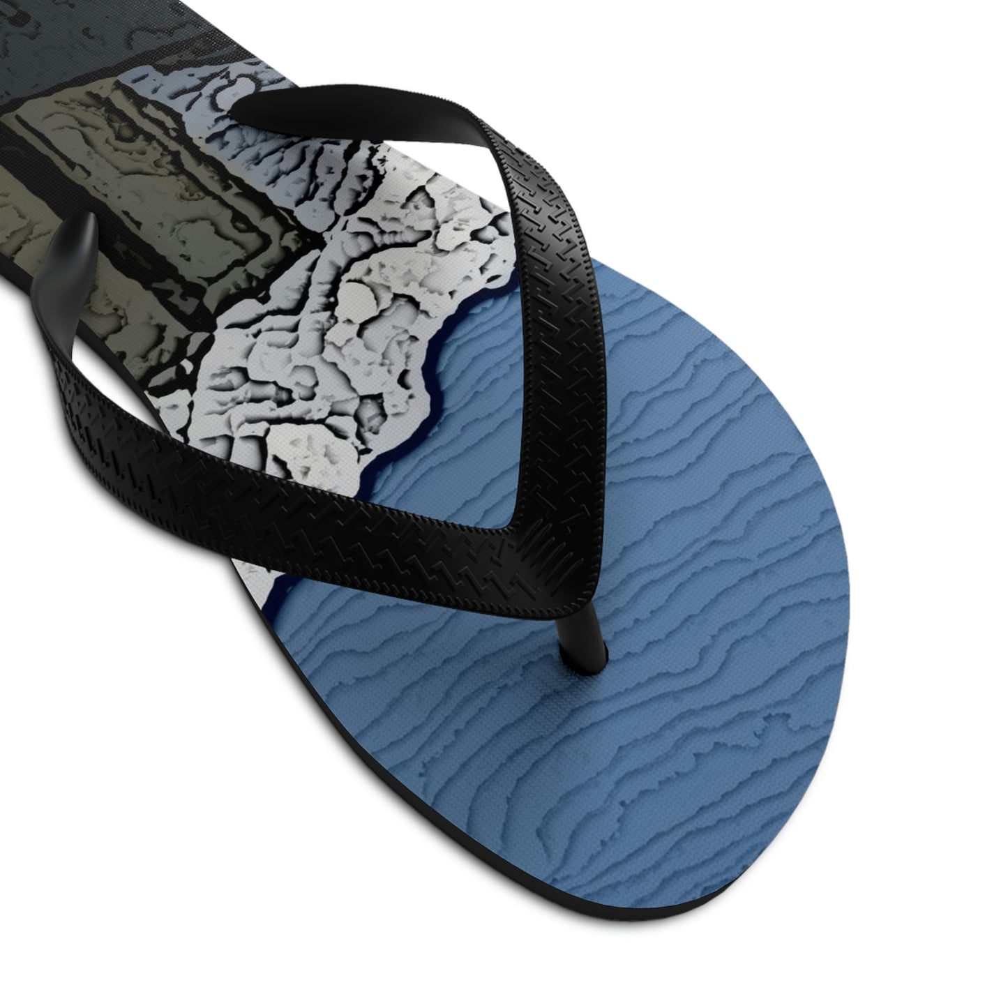Unisex Flip-Flops ... "ICP: Idaho County Propane ... 'Production Facilities Grangeville, Idaho' ... "  Original Works: Rendering Time: 10 Hours ...