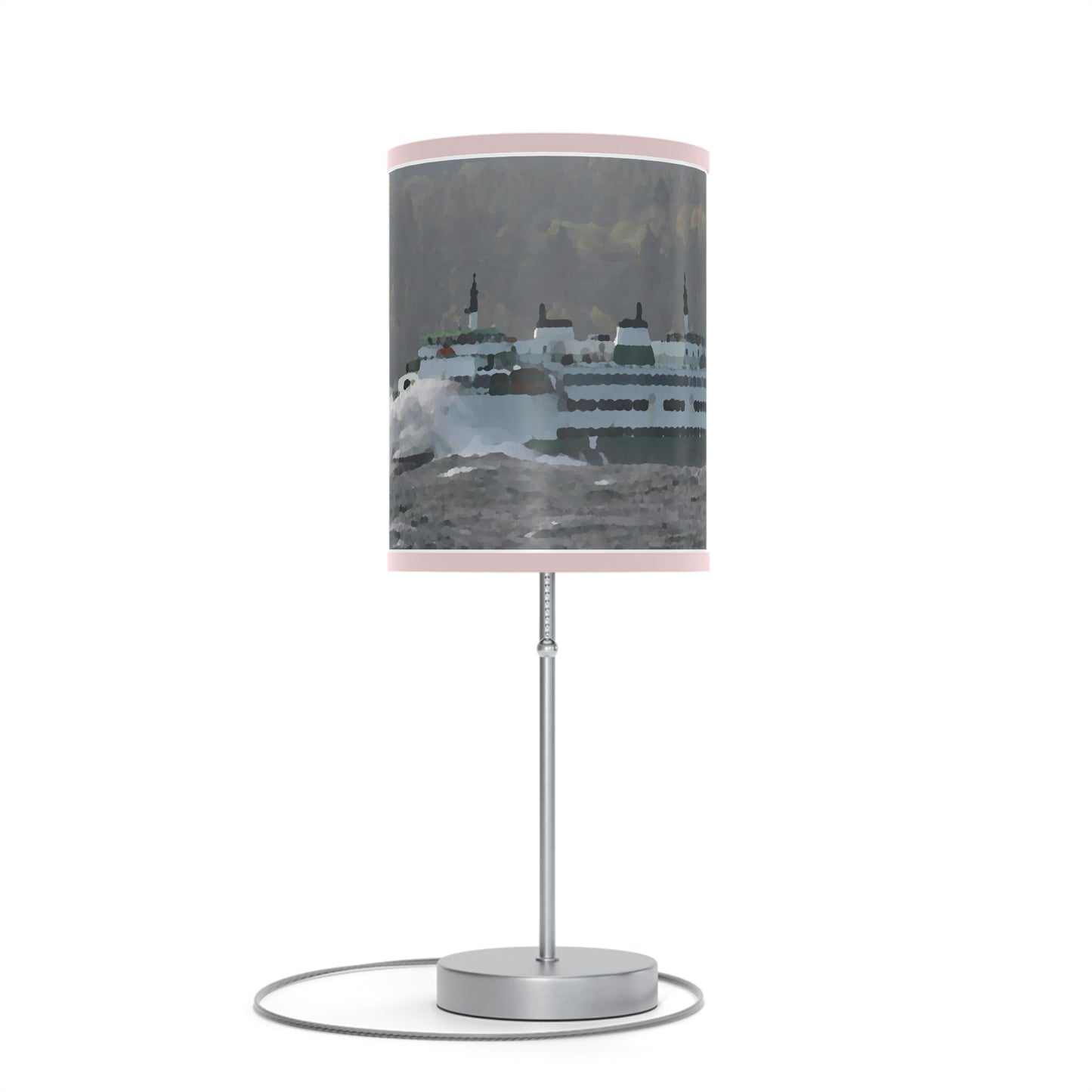 Lamp on a Stand, US|CA plug ... WADOT Ferry Crossing ... "A Very Rough Day" ... Mulkiteo Route ... Family Archives ... Early 1990's' ... Original Works ...