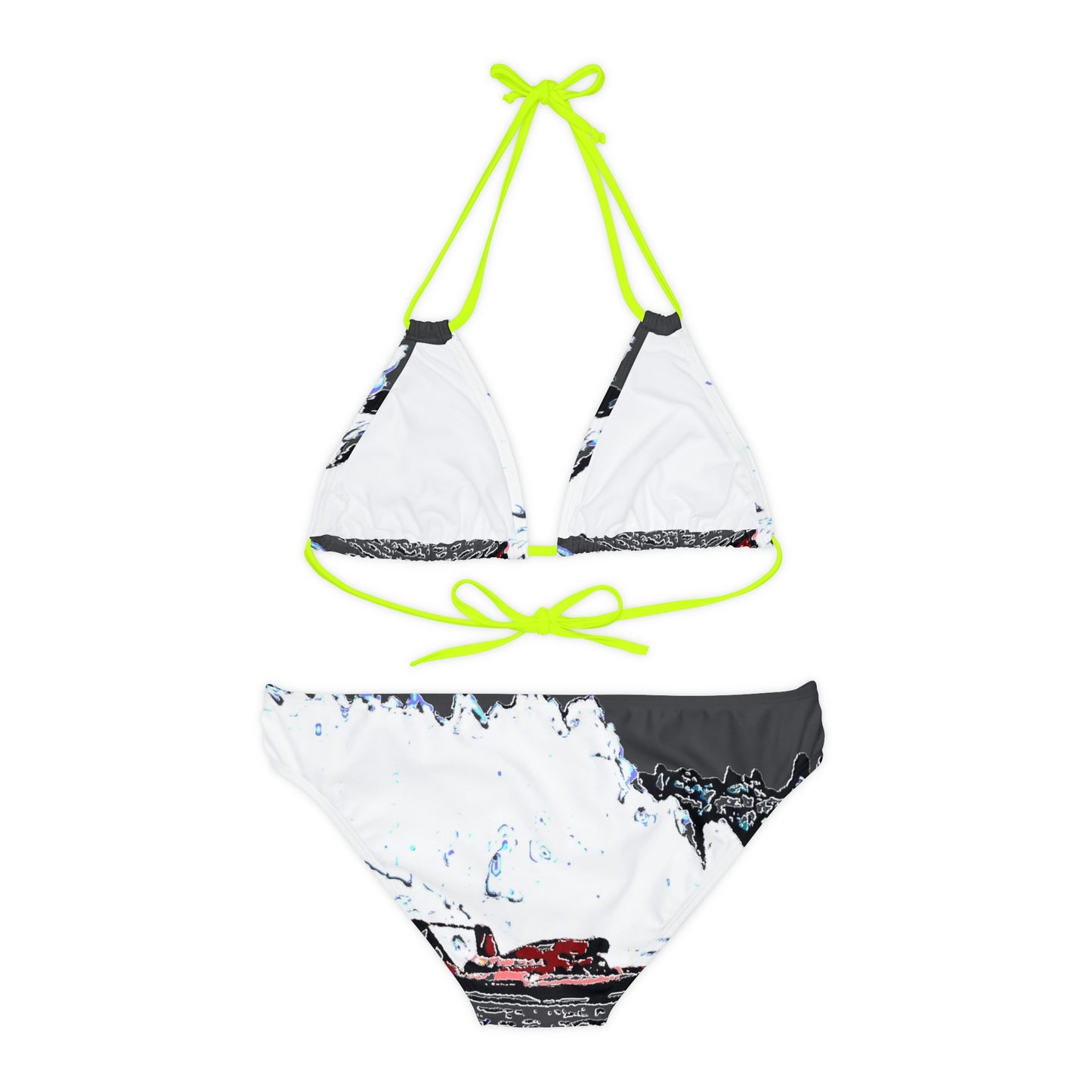 Strappy Bikini Set ... Seattle Columbia Cup On Lake Washington ... "Dave Wilcox Heads For The Win" ... Associate Gift-Photo ... Original Works ...