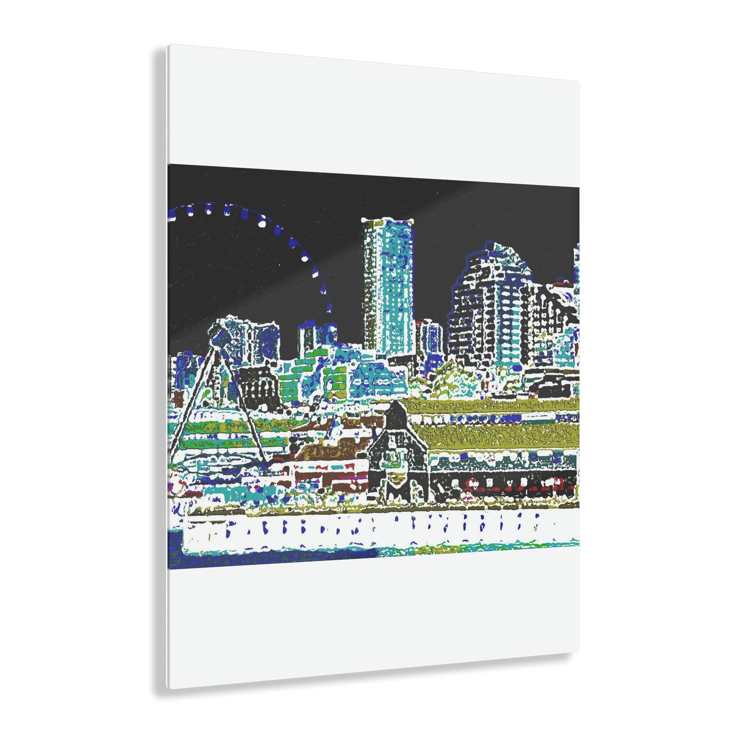 Acrylic Prints ... That Classic Wheel ... 'Seattle's Wheel' ... & An Old Classic Waterside Vendors ...  'Family Archives' ... Original Works ...