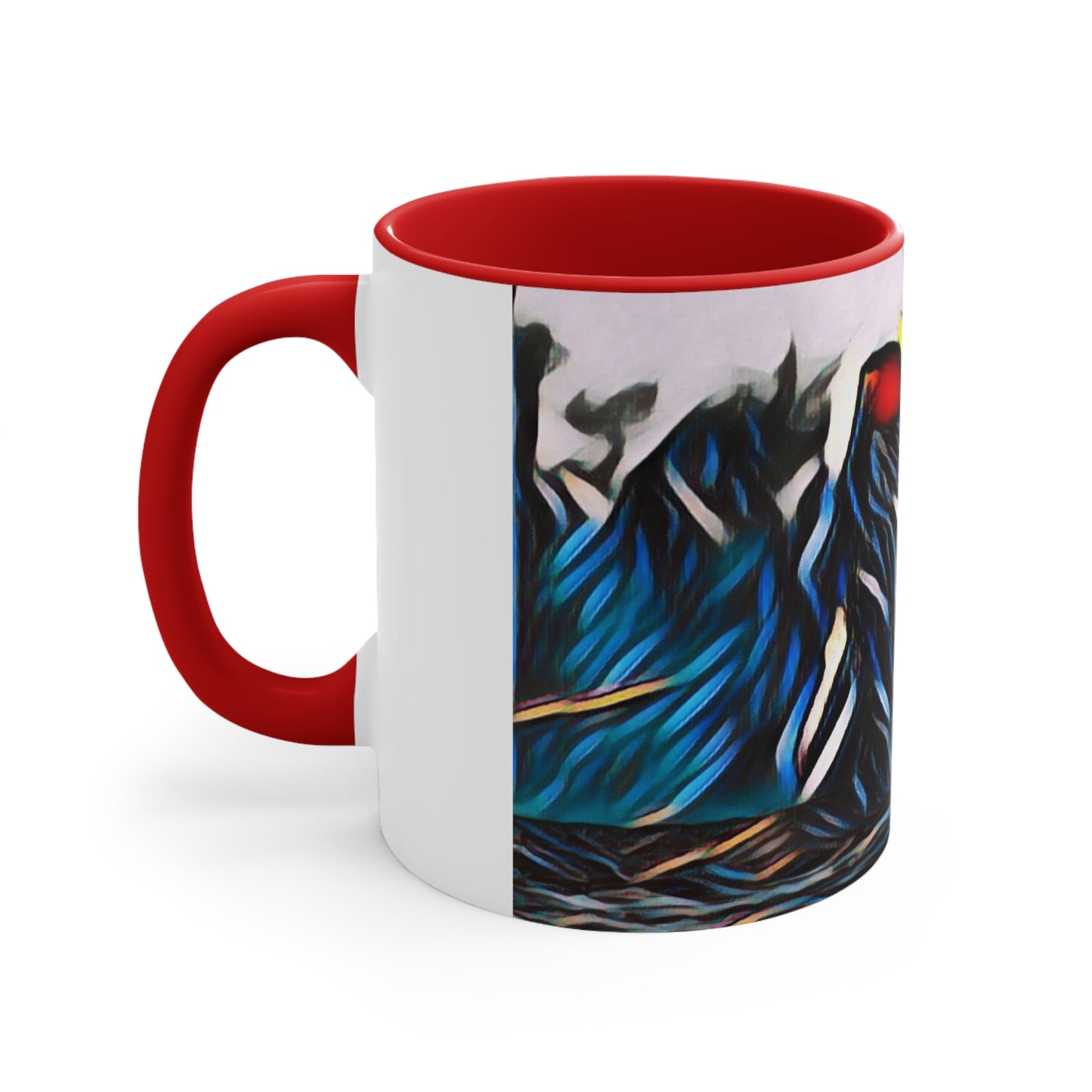 Accent Coffee Mug, 11oz ... "Ken's Favourite Humpback Breach" ... Circa: 21st Century ... Maui, HI ... Original Works ...