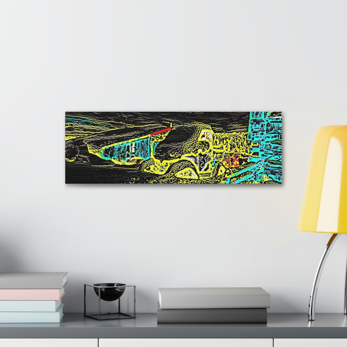 Polyester Canvas ... "Snow Vehicle In Snow Storm At-Rest" ... Circa 12Mar23 ... Central Idaho ... 18-Hours Rendering Time: Original Works ...