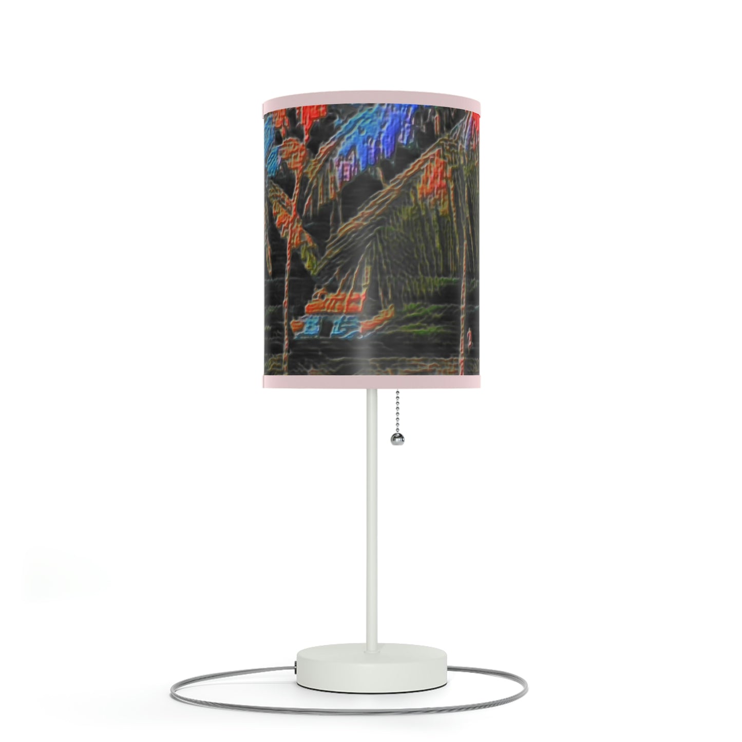 Lamp on a Stand, US|CA plug ... "The Royal Hawai'ian: Waikiki Beach_Beach" ... Honolulu, HI ... Ocotber 2014 (Halloween) ... Original Works ...