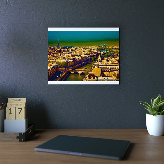 Aluminum Composite Panels ... "Allons Y A La Paris!"... A View Of 'The River Seine & Le Tour Eiffel_2' ... Family Archives ... Original Works ...