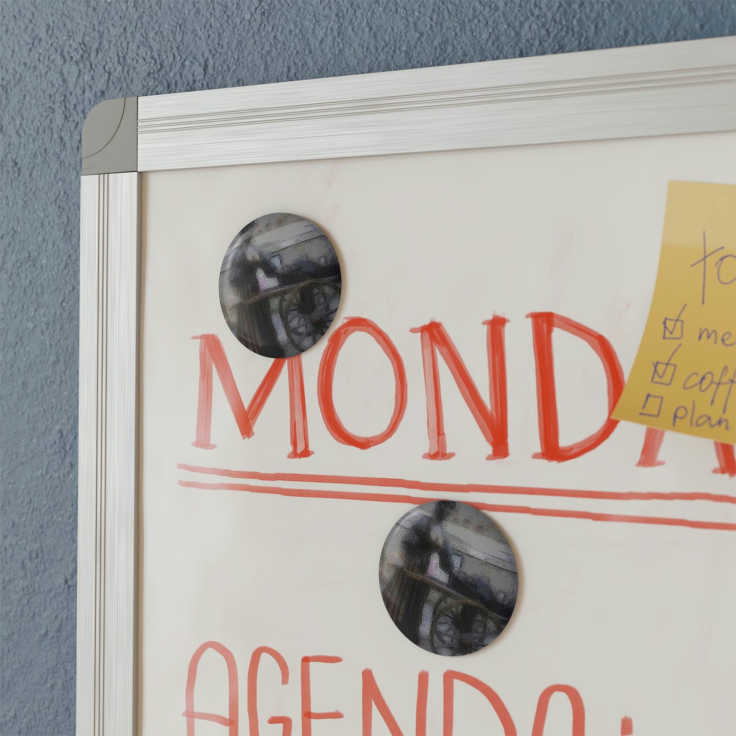 Button Magnet, Round (1 & 10 pcs) ...Dublin's "Molly Malone Along Grafton Street" ... Cryin' Cockels & Muscles Alive-Alive-Oh ... Circa 2003 ... Original Works ...