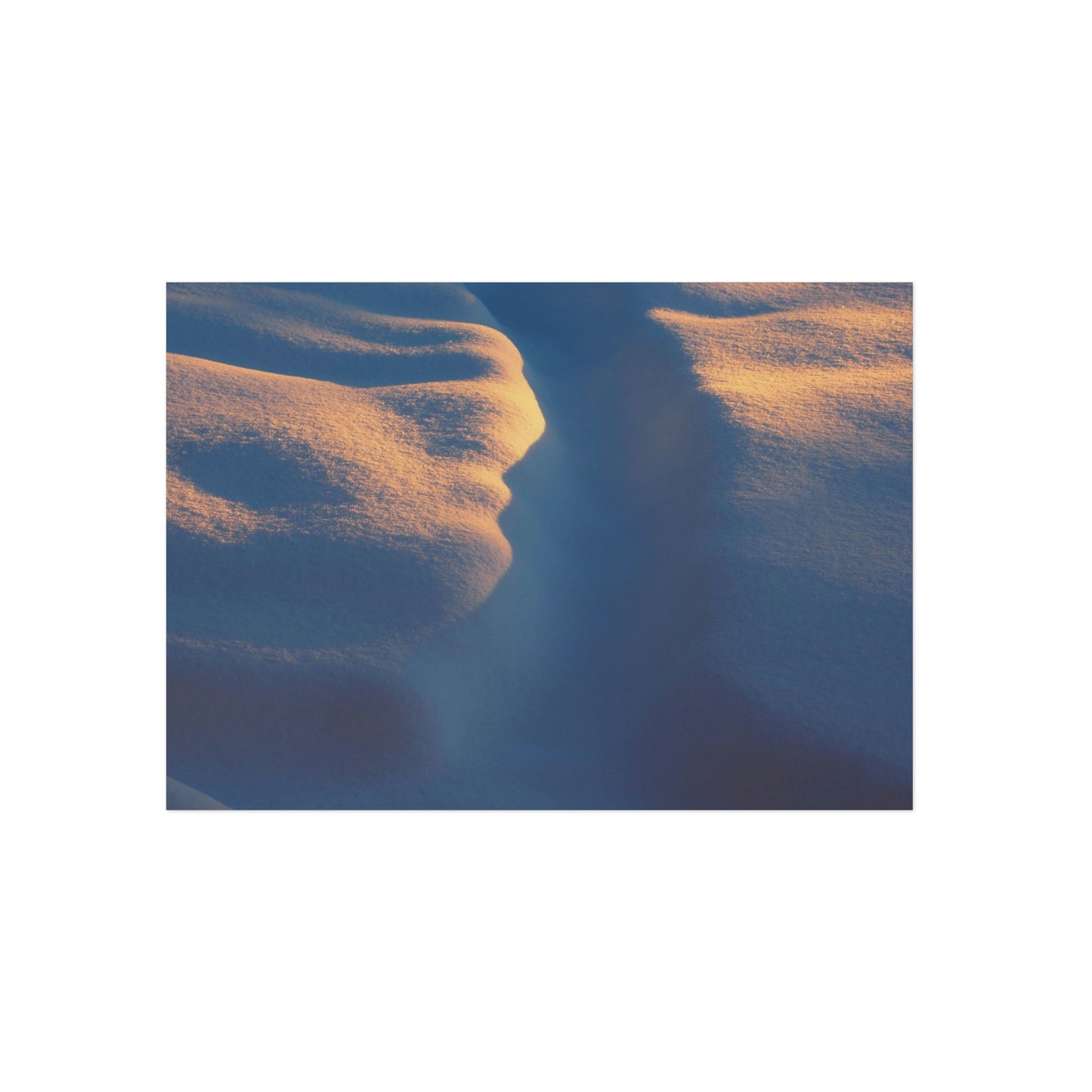 Aluminum Composite Panels ... "Foot-Trail & Snowscape" ... A Brutal Winter ... '29Jan23' ... Central Idaho ... Base Photo For Art Products Line ...
