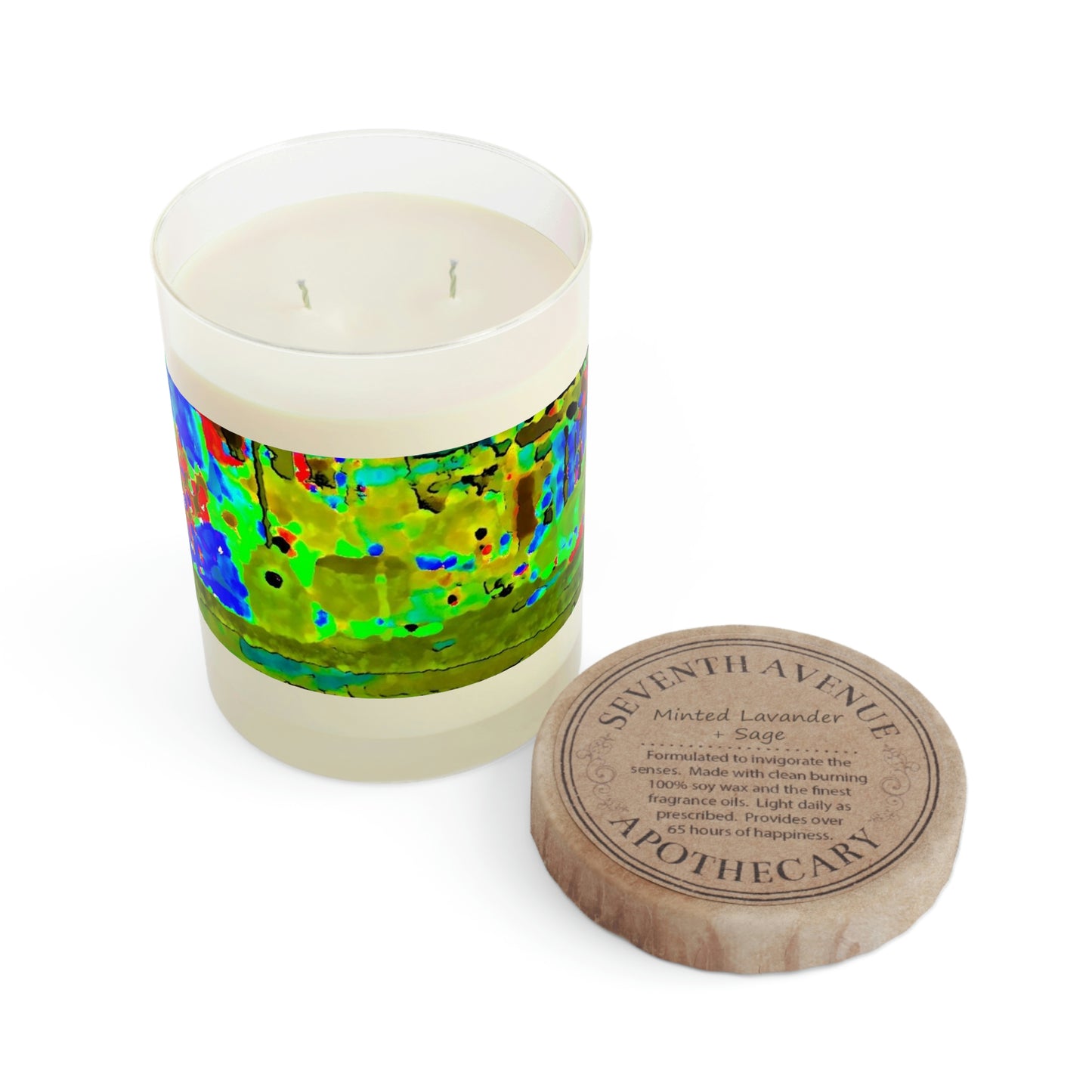 Scented Candle - Full Glass, 11oz ... "Lombard Street San Francisco, CA, USA" ... Family Archives 1970's ... Original Works ...