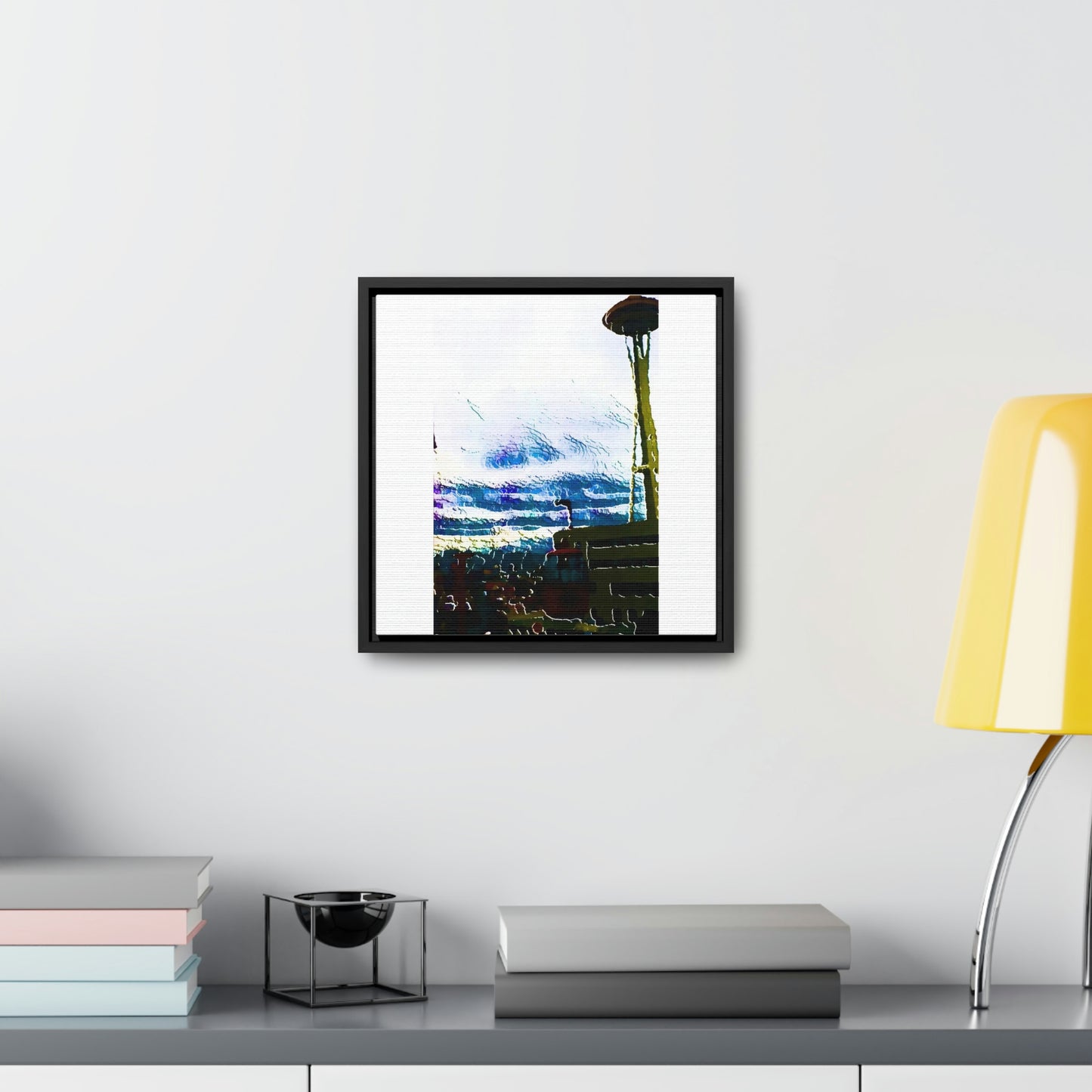 Gallery Canvas Wraps, Square Frame ... Air Tram-Way Gondola & Seattle Space Needle: Seattle World's Fair: 1962 ... Original Works ...