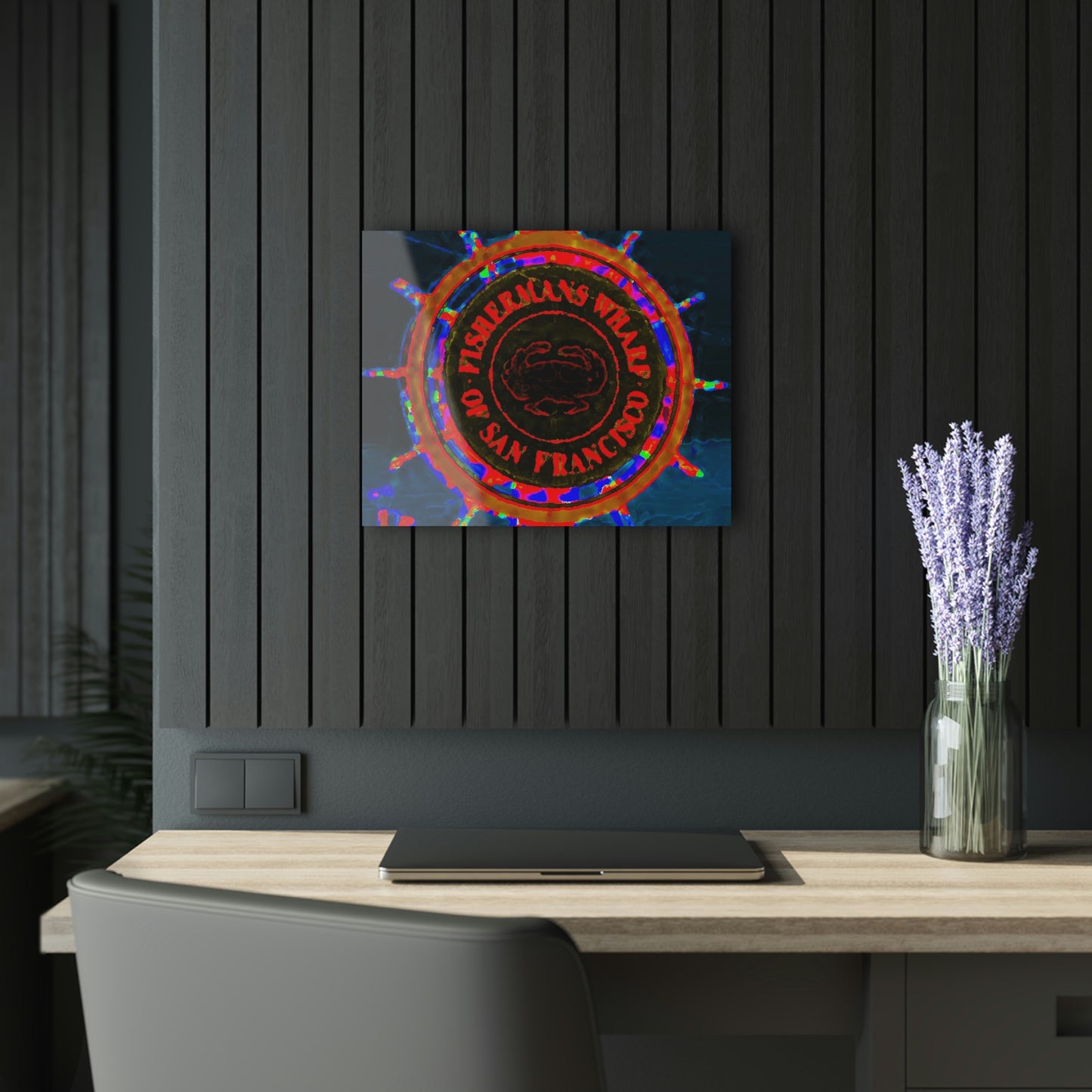 Acrylic Prints (French Cleat Hanging)  ... "No.9 Fishermen's Grotto - Fishermen's Wharf, SF, California" ... Family Archives: 1970's ... Original Works ...