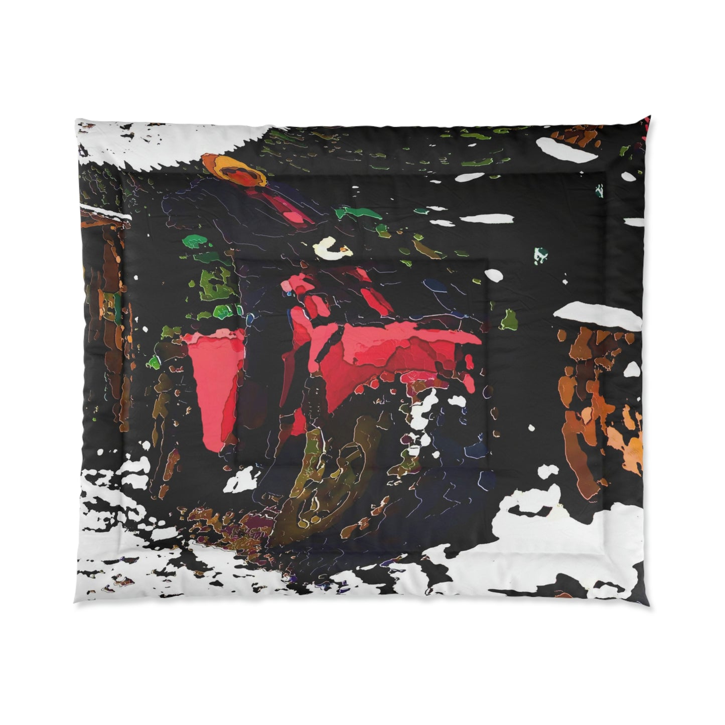 Comforter ... Snow ... Fractals ... Three-Wheeler-Speed ... & "Warmth!" ...