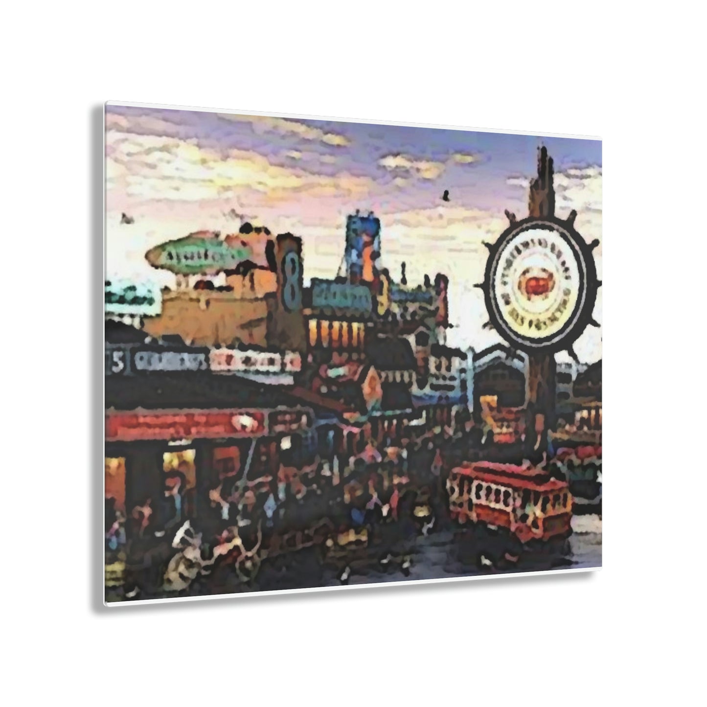 Acrylic Prints ...  "No.9 Fishermen's Grotto - Fishermen's Wharf, SF, California" ... Family Archives: 1970's ... Original Works ...