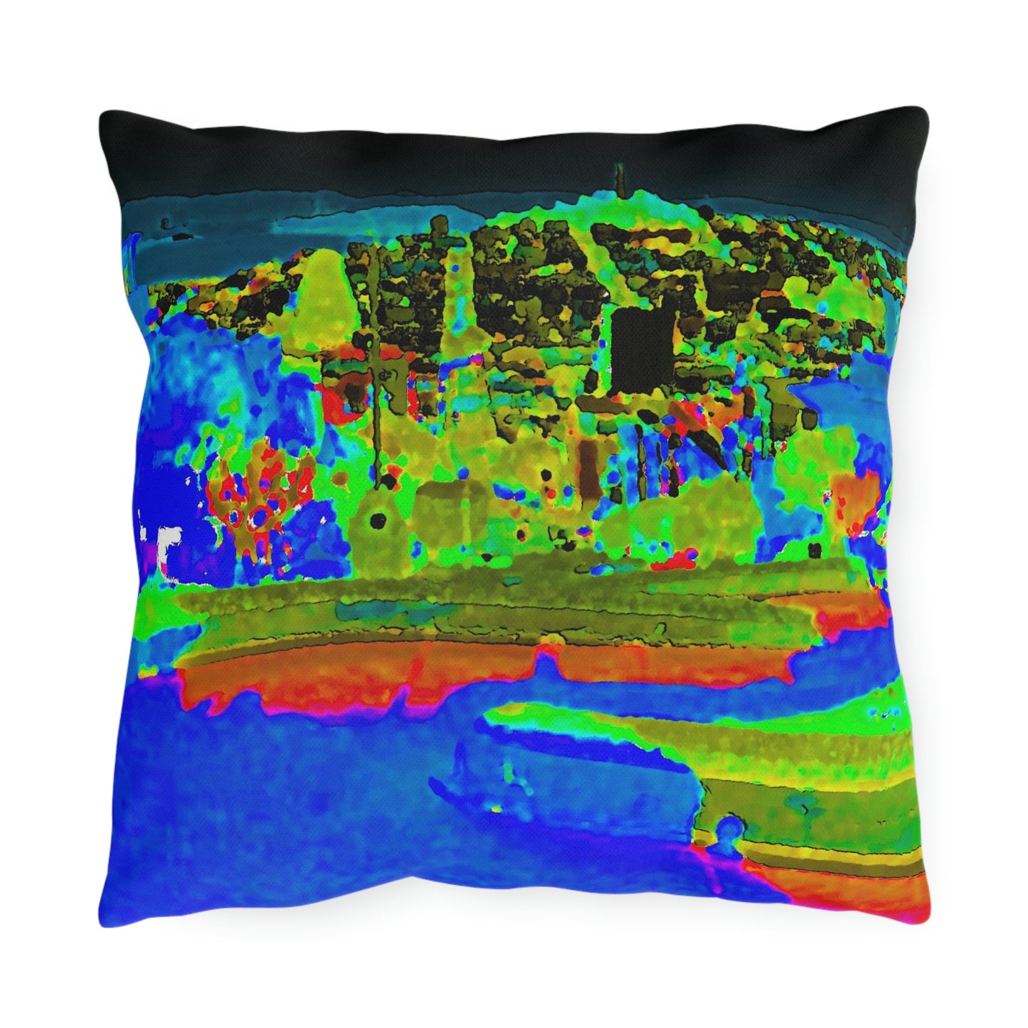 Outdoor Pillows ..."Lombard Street San Francisco, CA, USA" ... Family Archives 1970's ... Original Works ...