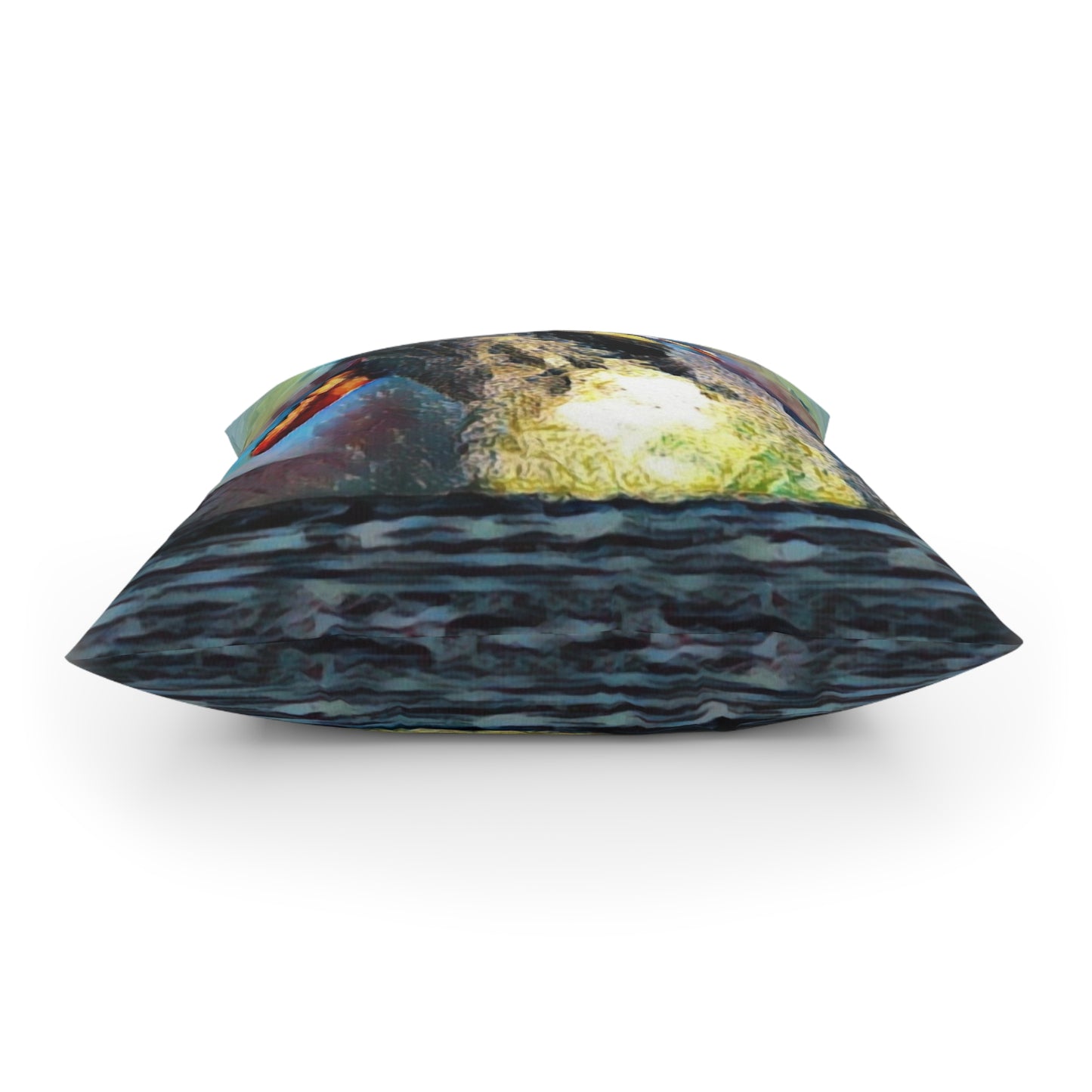 Broadcloth Pillow ... An Extraordinary Humpback Breach ... 'With Explosive Energy' ... Family Archives (KPH) ... Circa: 21st Century. Maui, HI ... Original Works ...