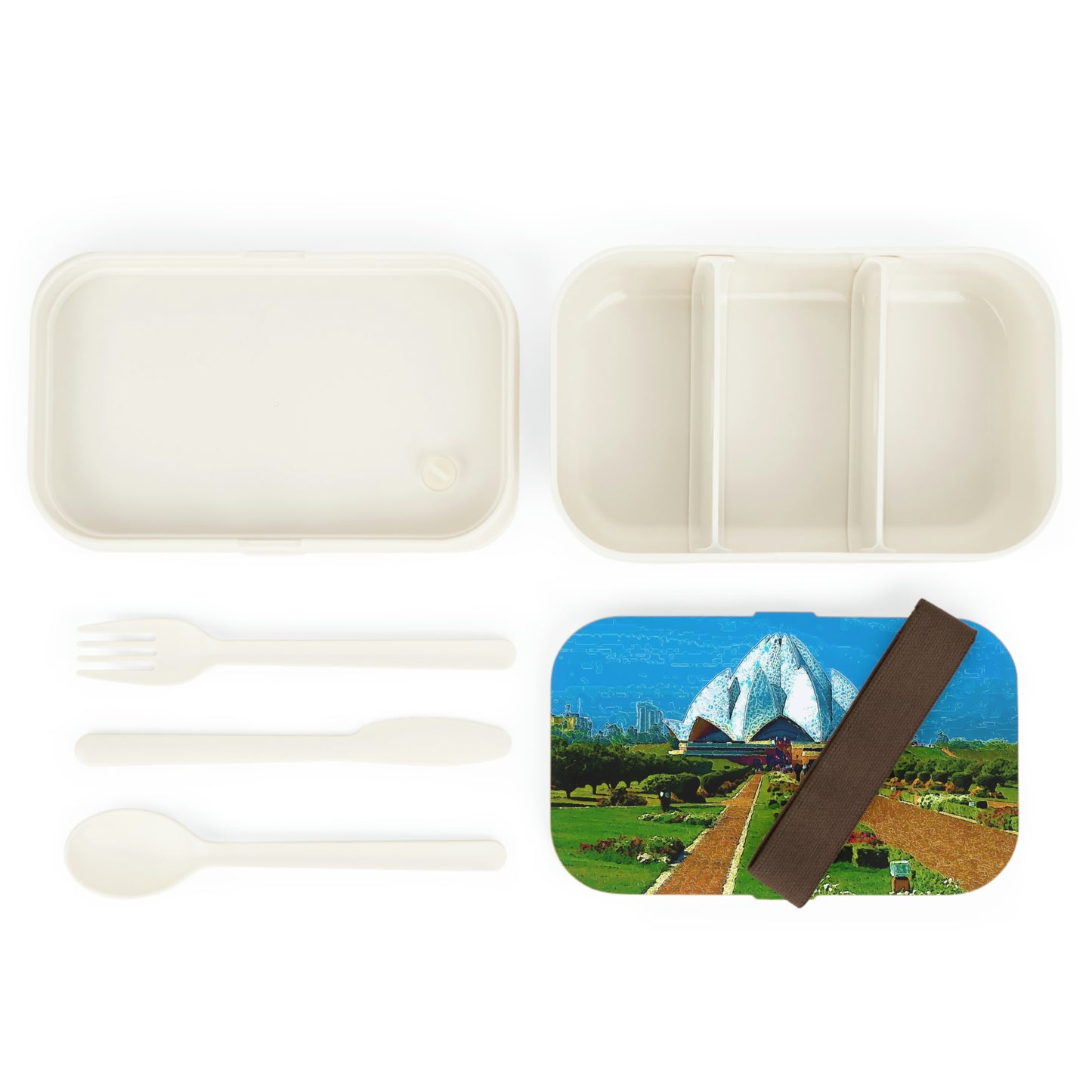 Bento Lunch Box ... 'Bahai'i House-Of-Worship' ... "Lotus Temple: Delhi, India, 2008" ... Original Works ...