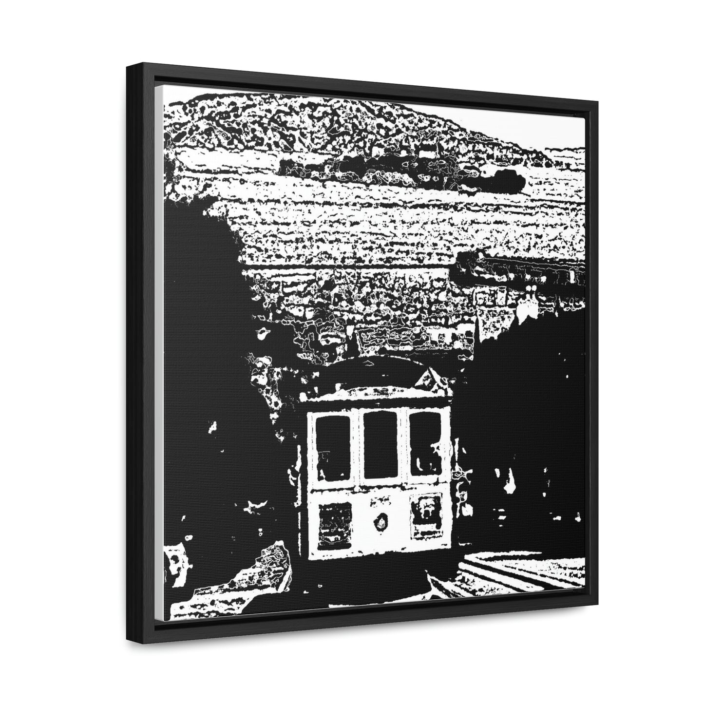 Gallery Canvas Wraps, Square Frame /// San Francisco ... 'A Rice-A-Roni-A-San Francisco Treat' ... "A Cable Car Classic" ... Family Archives: 1973 ... Original Works ...