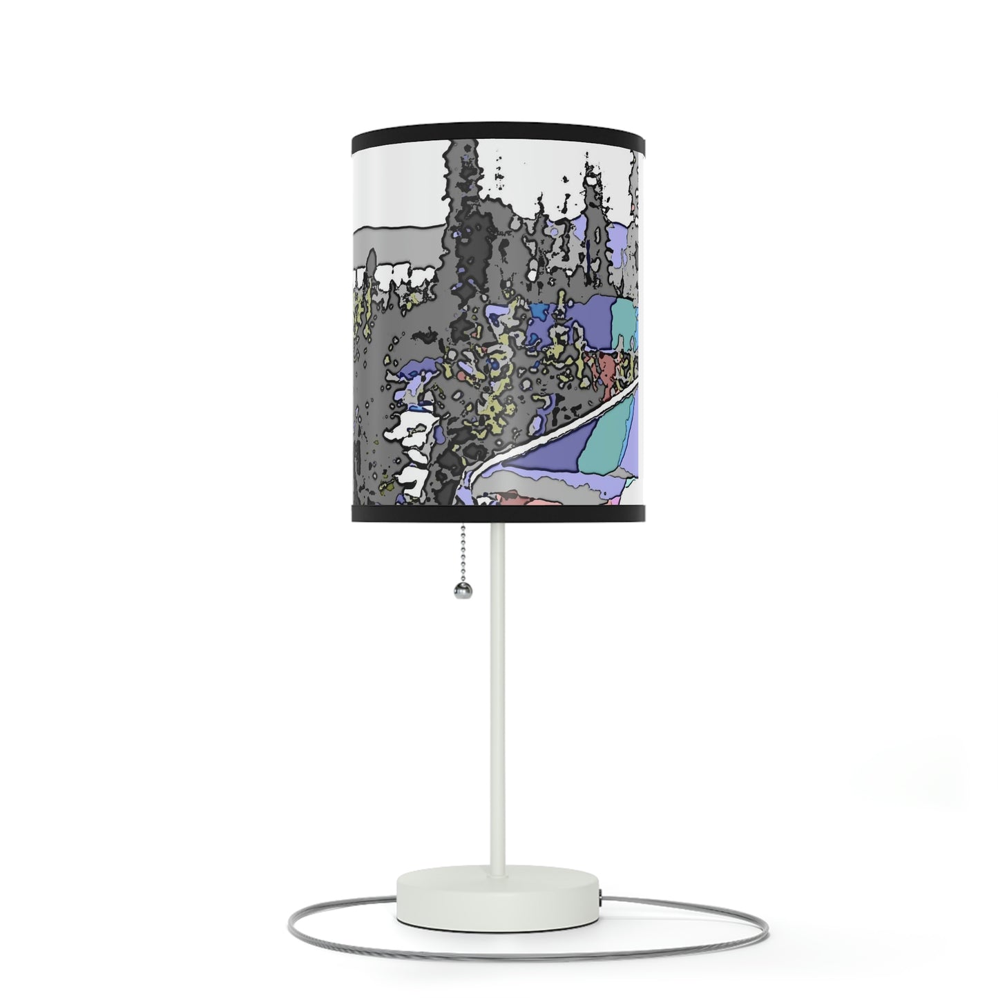 Lamp on a Stand, US|CA plug "A Very Remote Mountain Neighborhood" ... Only Cabins In This Environment ... Cenrtal Idaho ...