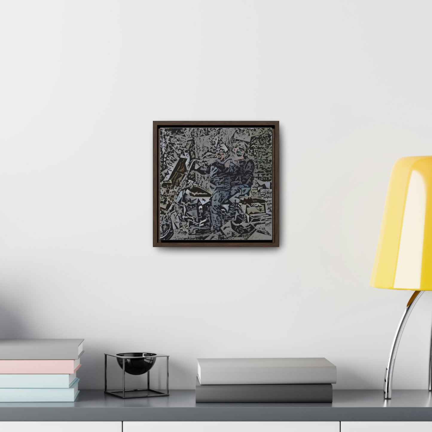 Gallery Canvas Wraps, Square Frame ... The Open Road Beckons ... "Harley 'D' Yearnings ..."  Original Works ...