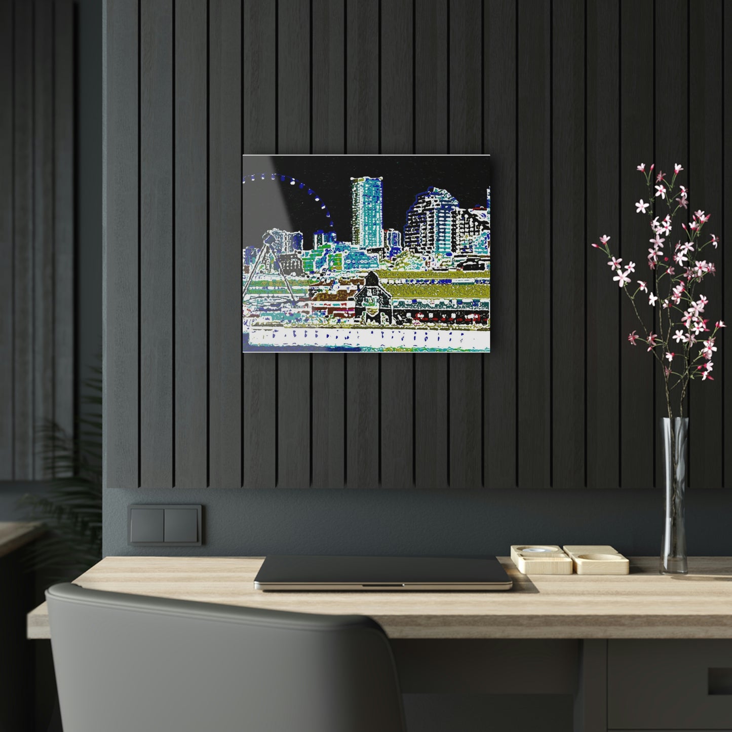 Acrylic Prints ... That Classic Wheel ... 'Seattle's Wheel' ... & An Old Classic Waterside Vendors ...  'Family Archives' ... Original Works ...