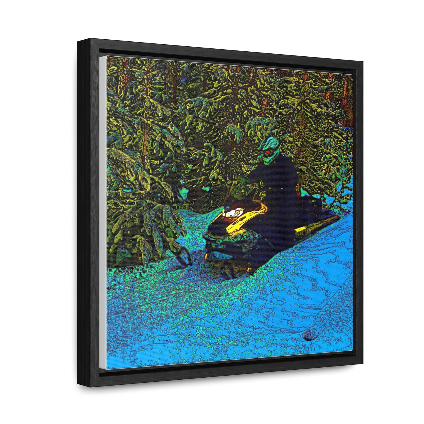 Gallery Canvas Wraps, Square Frame ... Yep ... "Another Day ... Riding Through The Wilderness ... " ... February 2023 ... Original Works ...
