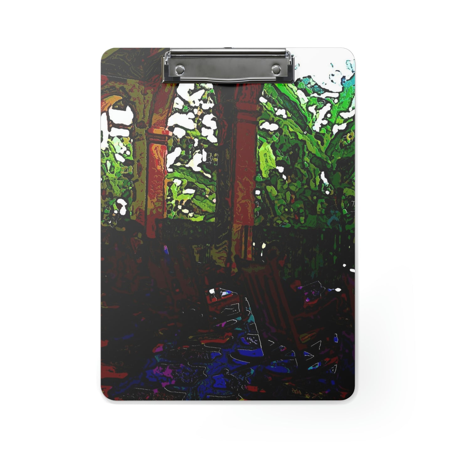 Clipboard ... Lanai & Rocking Chairs At: 'The Pink Palace' ... The Royal Hawai'ian ... Honolulu, HI ... '27Oct2014' ... Original Works ...